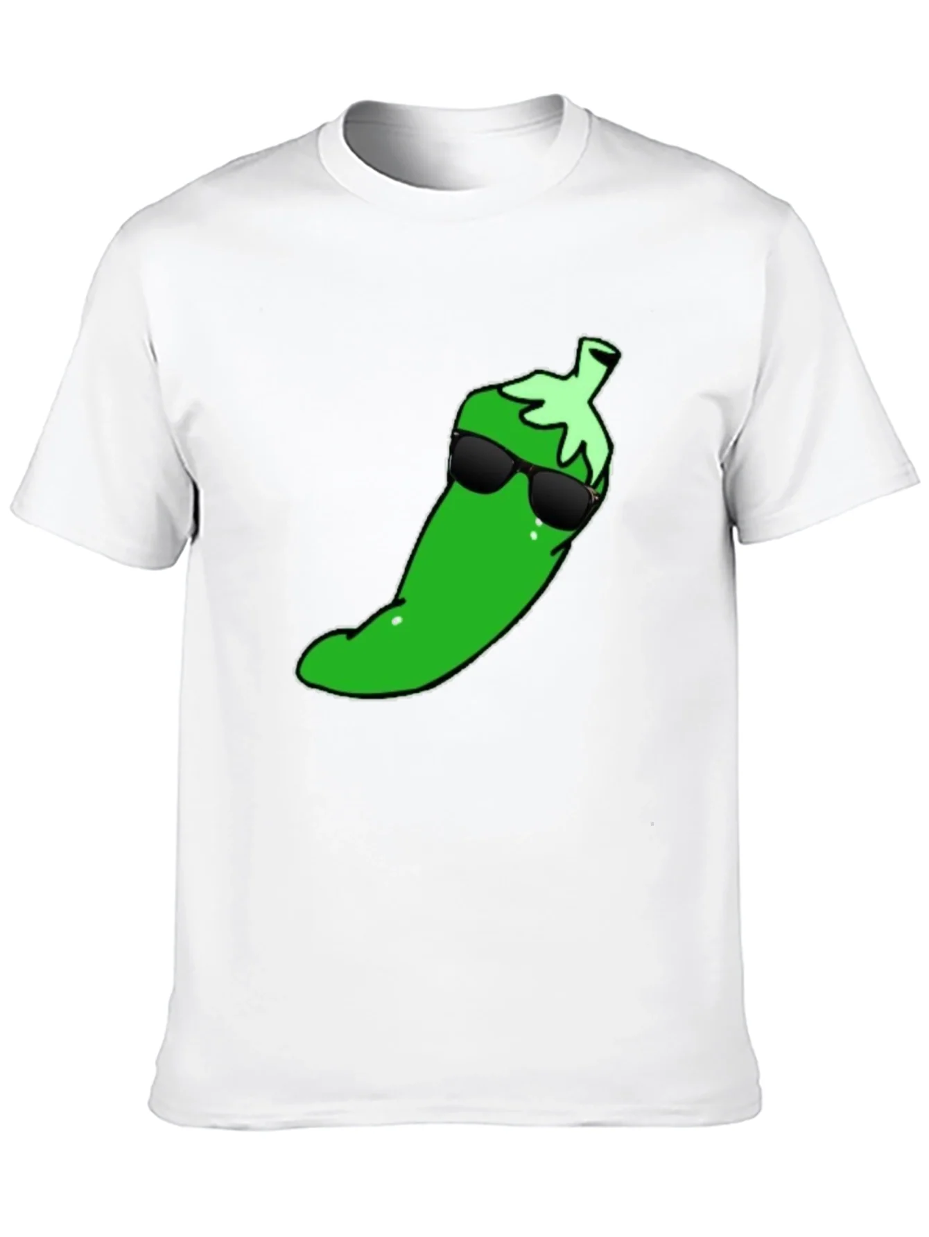 Rebbecca Cool Pepper Graphic T-Shirt - Black Cotton Tee