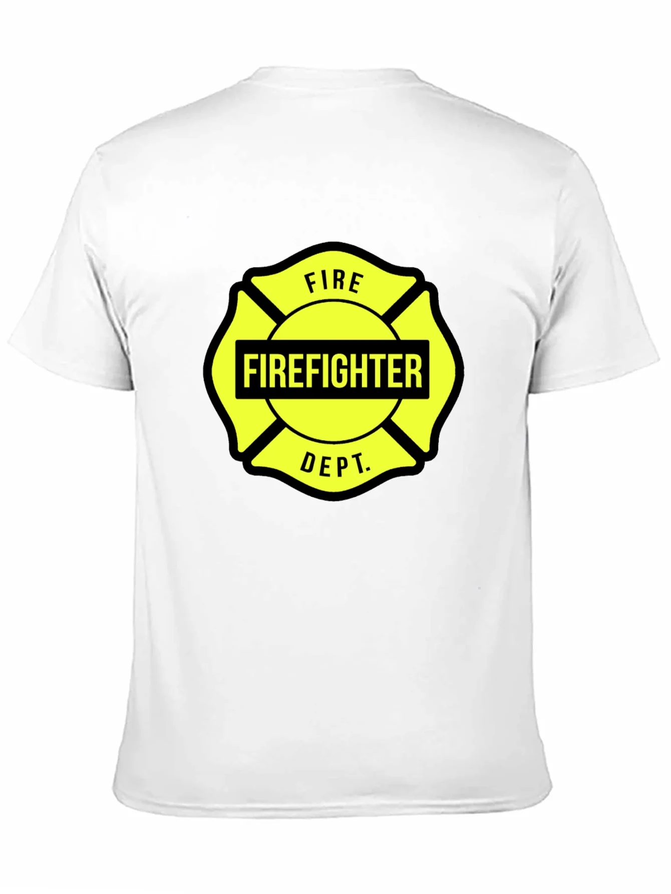 Rebbecca Firefighter Dept. Graphic Tee - Maltese Cross Design