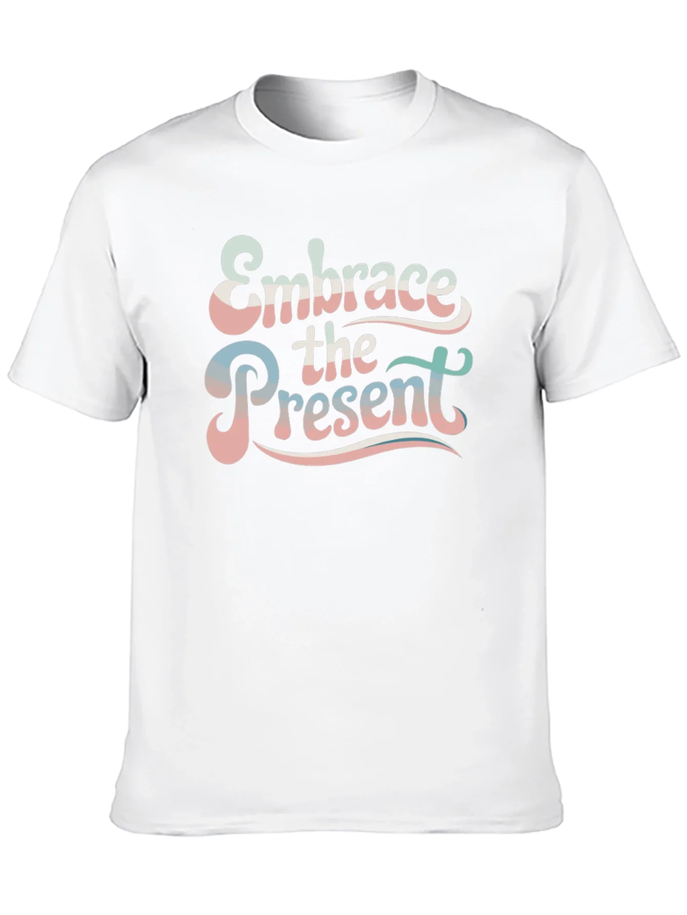 Rebbecca Embrace the Present T-Shirt - Retro Design