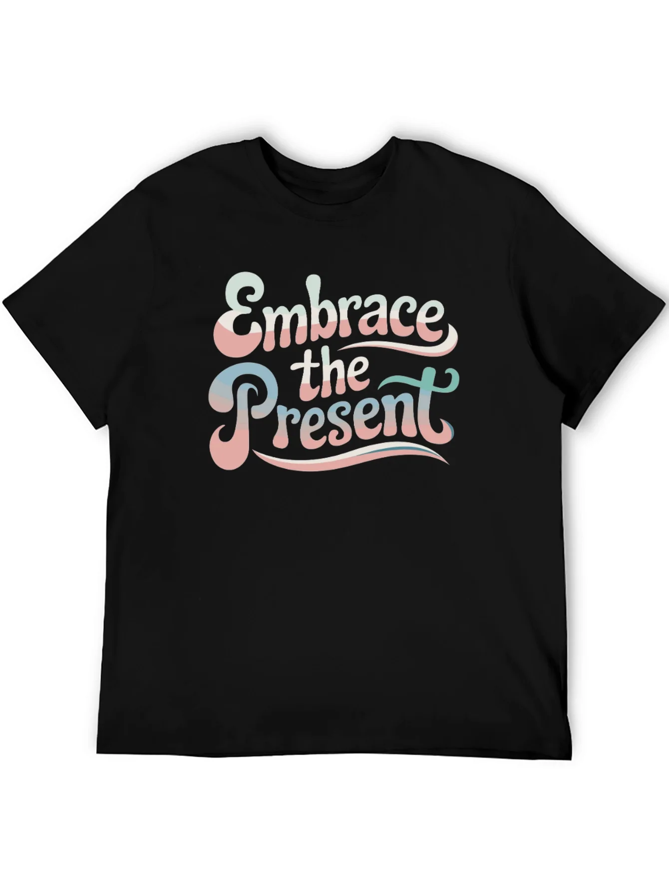 Rebbecca Embrace the Present T-Shirt - Retro Design