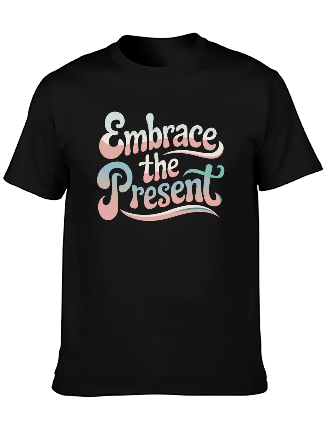 Rebbecca Embrace the Present T-Shirt - Retro Design