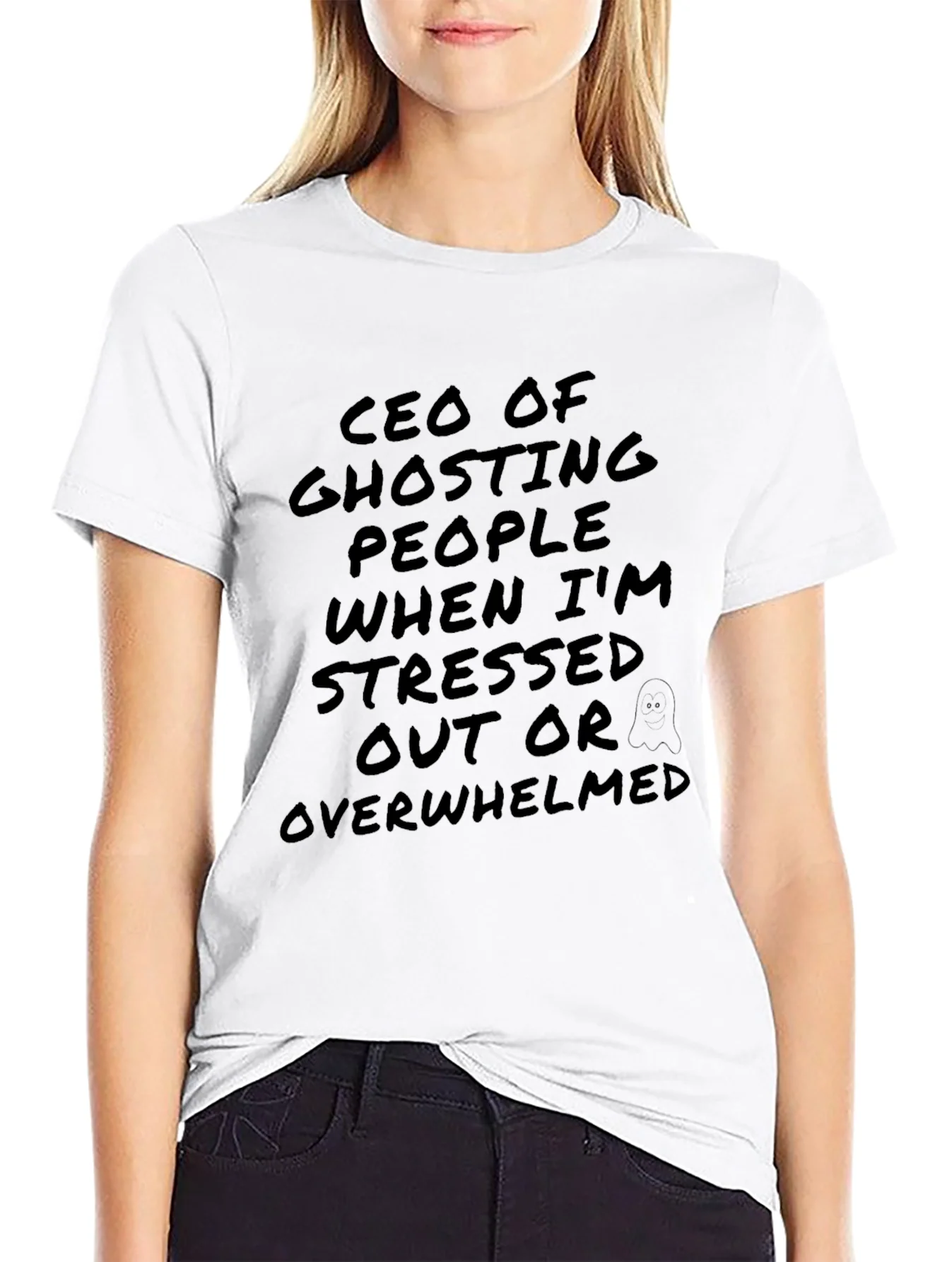 Rebbecca CEO of Ghosting People Funny T-Shirt