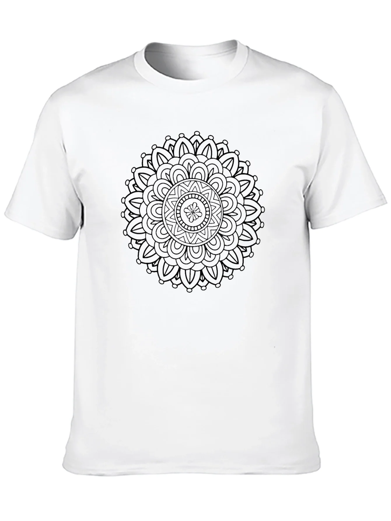 Rebbecca Black Mandala T-Shirt - Artistic Graphic Tee