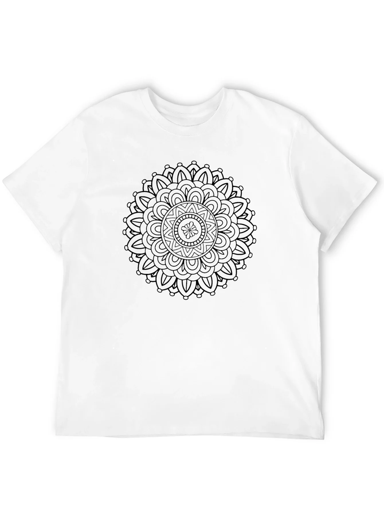 Rebbecca Black Mandala T-Shirt - Artistic Graphic Tee