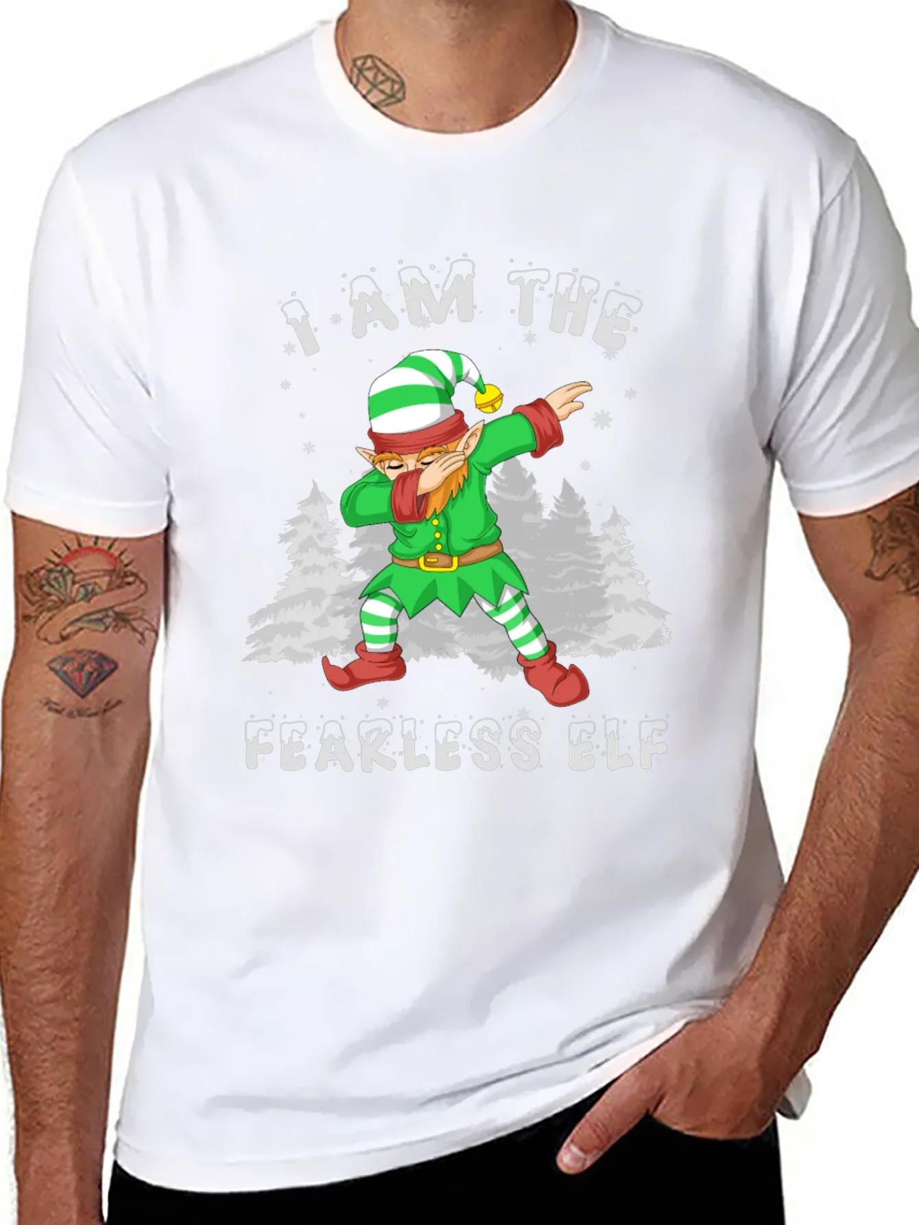 Camiseta Navide?a Elfo Audaz