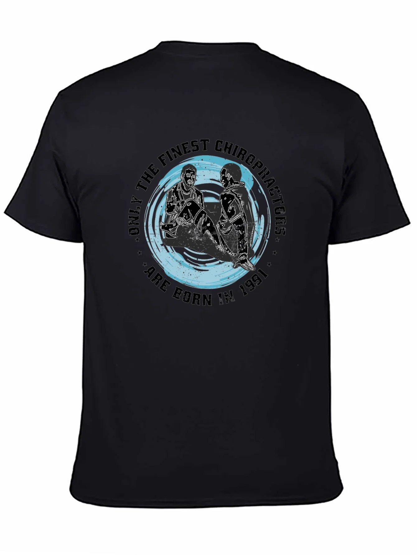 Rebbecca Finest Chiropractor 1991 Black T-Shirt