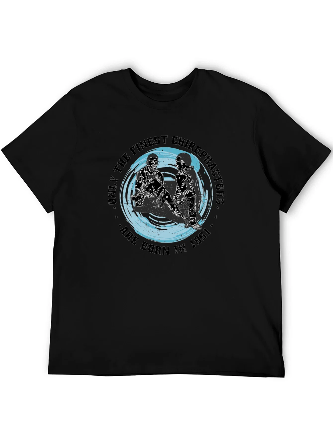 Rebbecca Finest Chiropractor 1991 Black T-Shirt