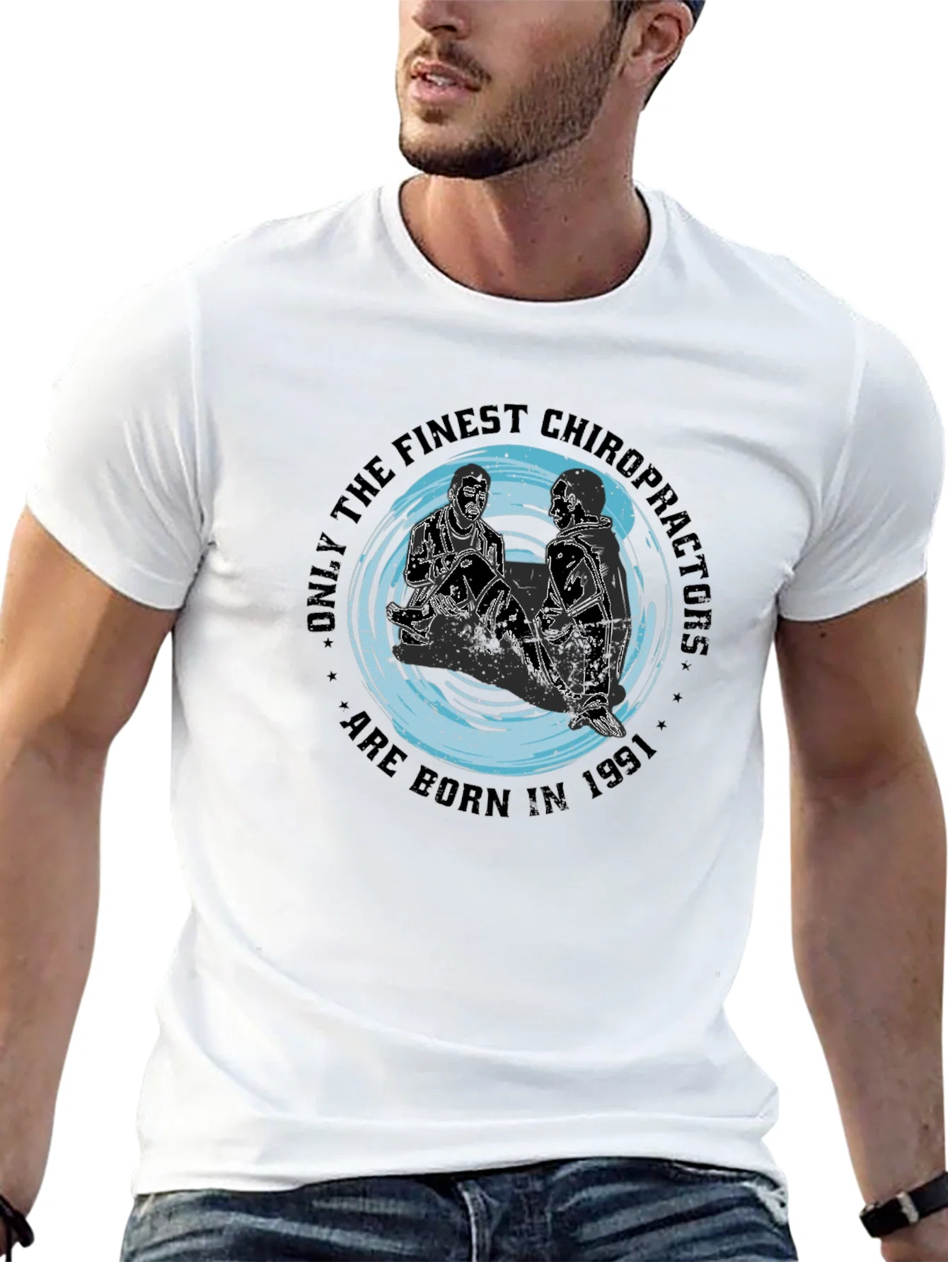 Rebbecca Finest Chiropractor 1991 Black T-Shirt