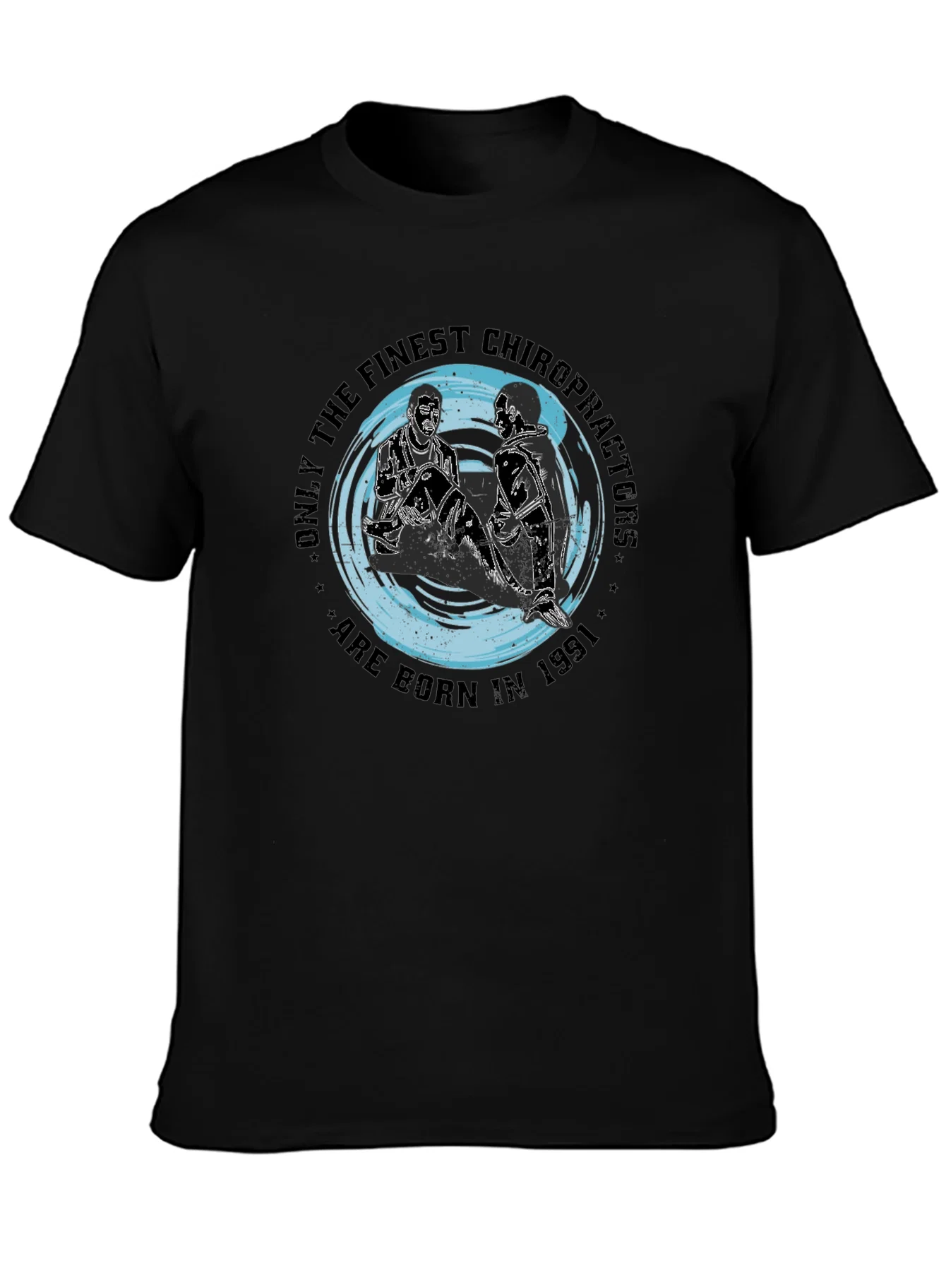 Rebbecca Finest Chiropractor 1991 Black T-Shirt