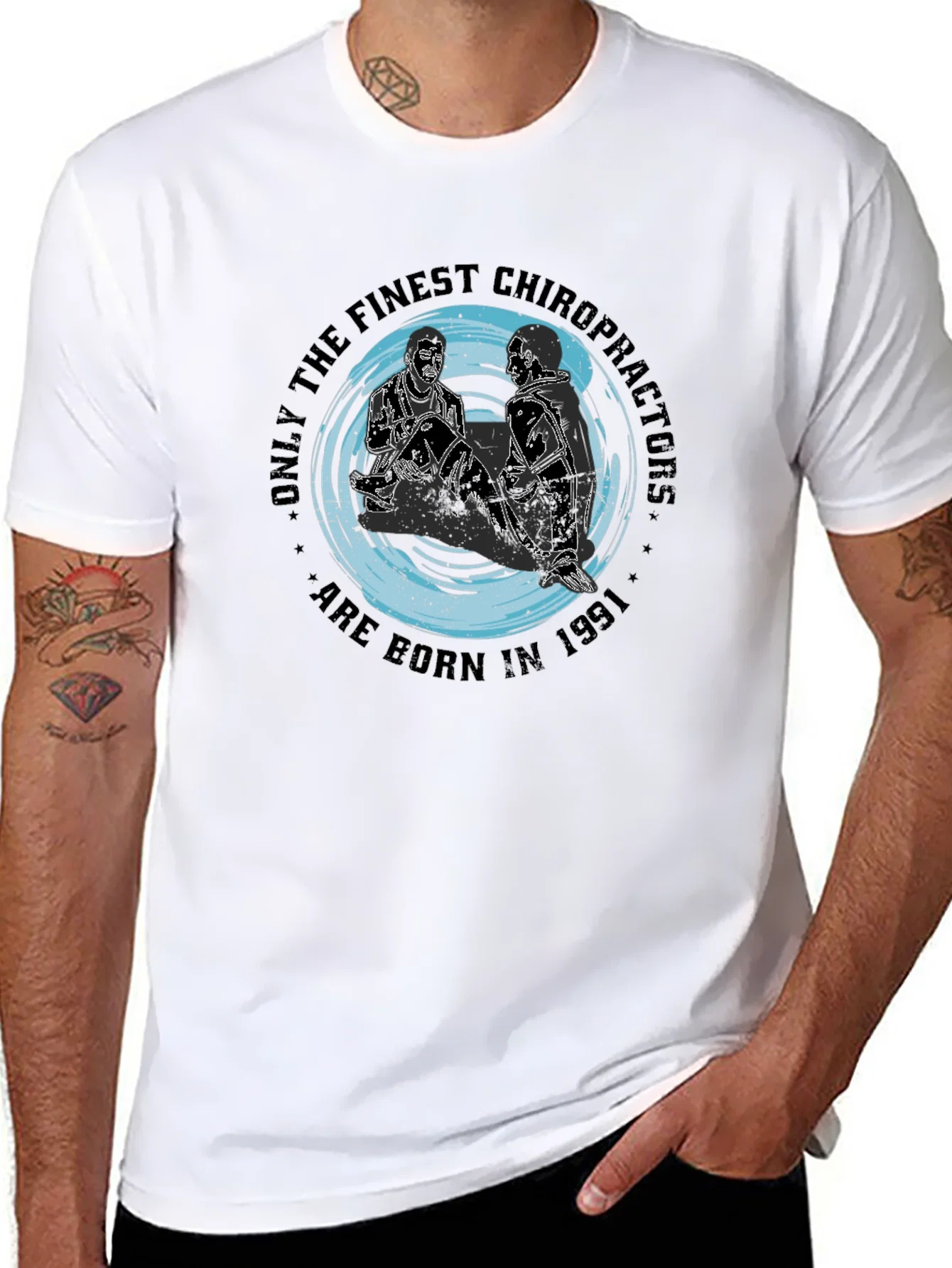 Rebbecca Finest Chiropractor 1991 Black T-Shirt
