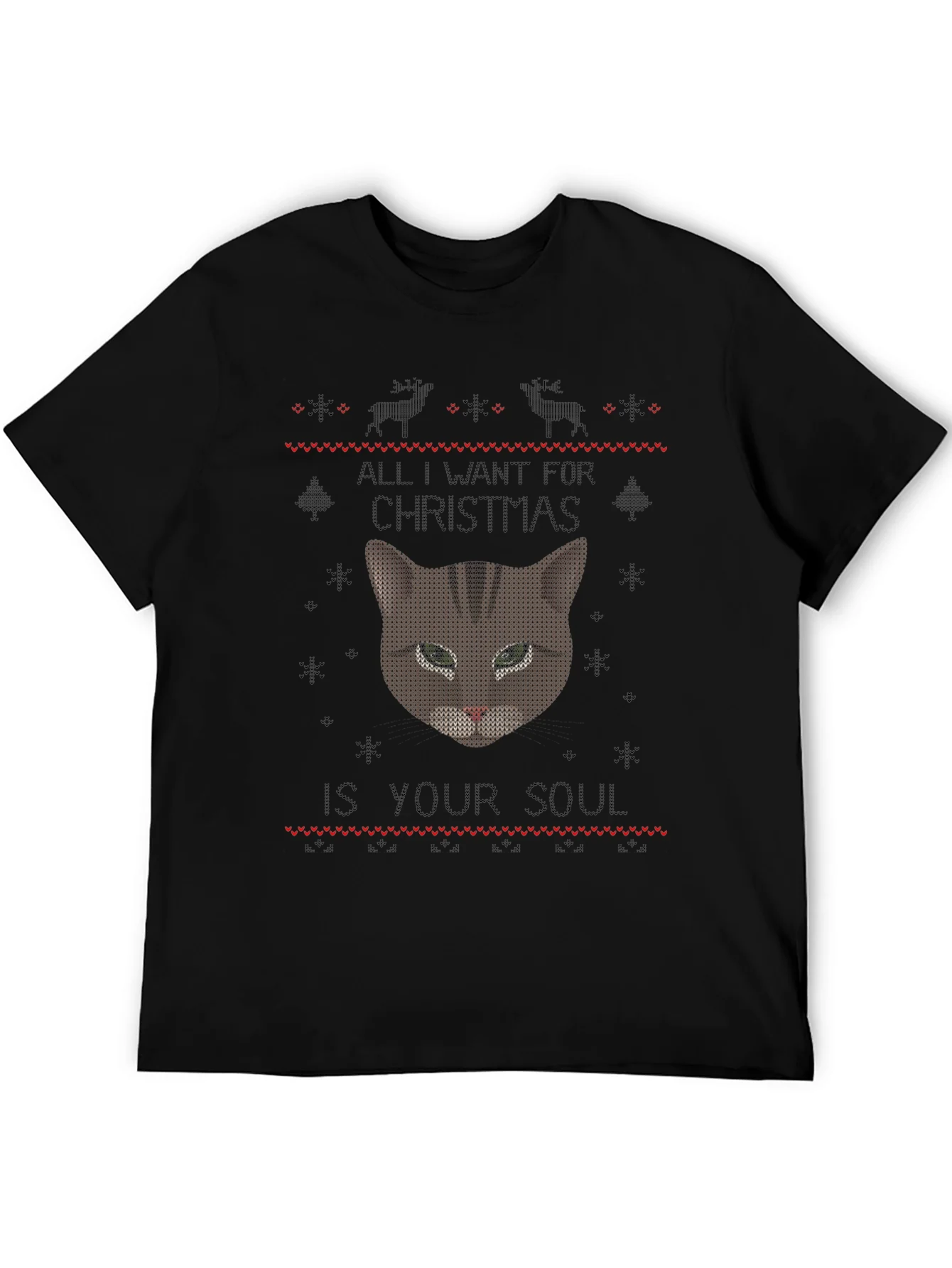 Rebbecca Soul Snatching Christmas Cat T-Shirt