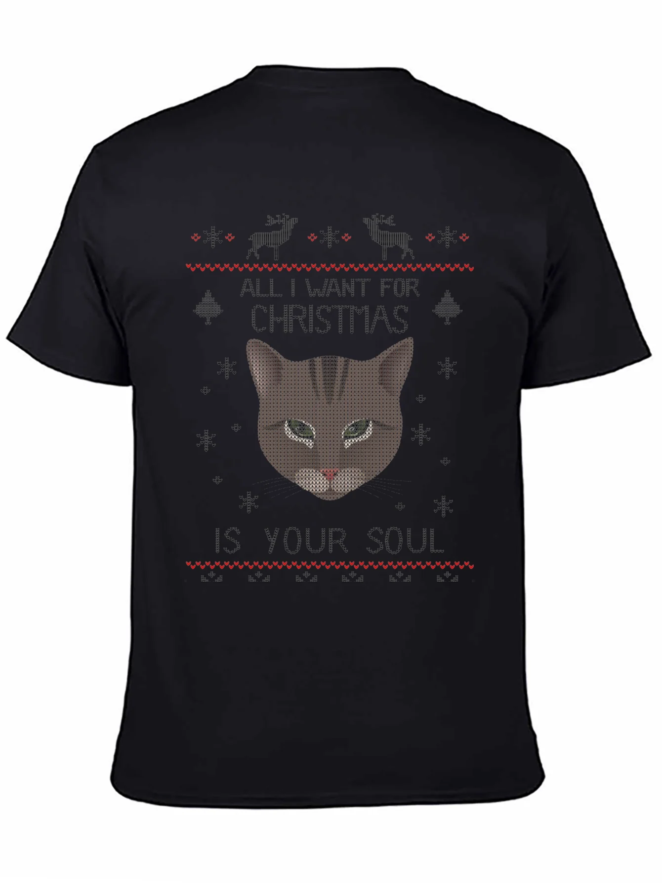 Rebbecca Soul Snatching Christmas Cat T-Shirt