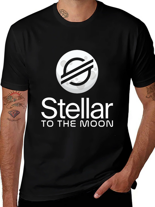 Camiseta Negra Stellar To The Moon