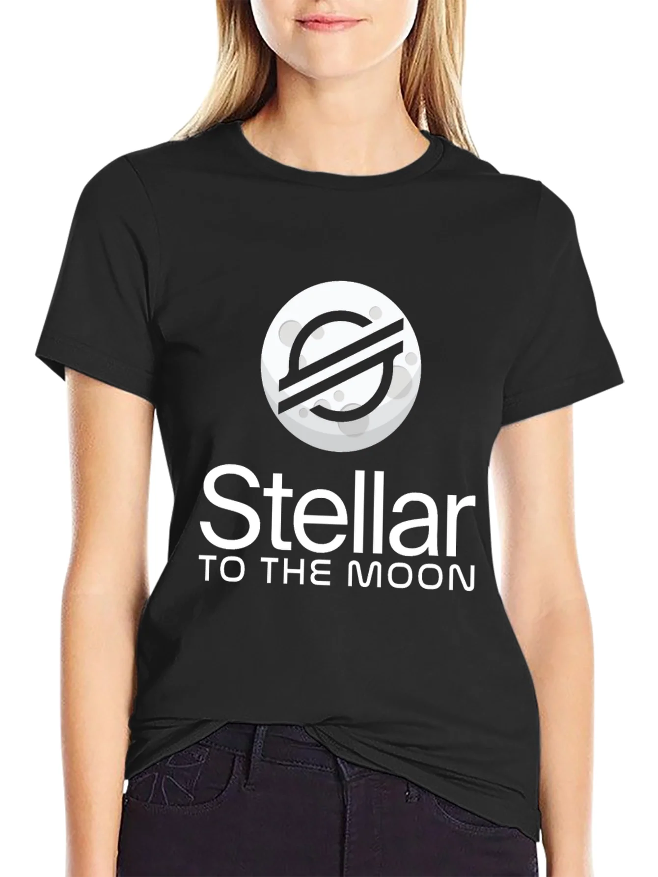 Camiseta Negra Stellar To The Moon