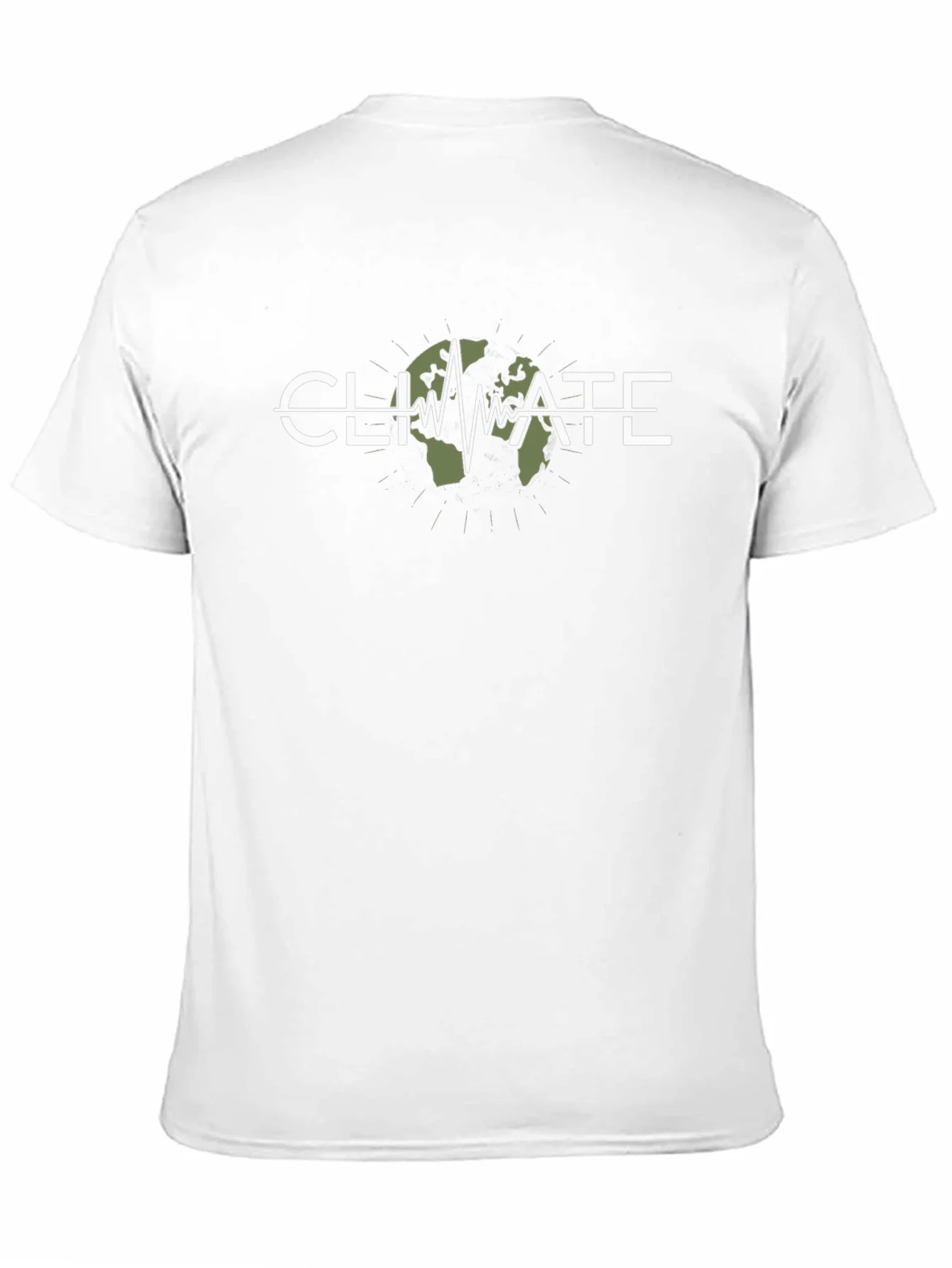 Camiseta Negra Climate Change - Conciencia Ambiental