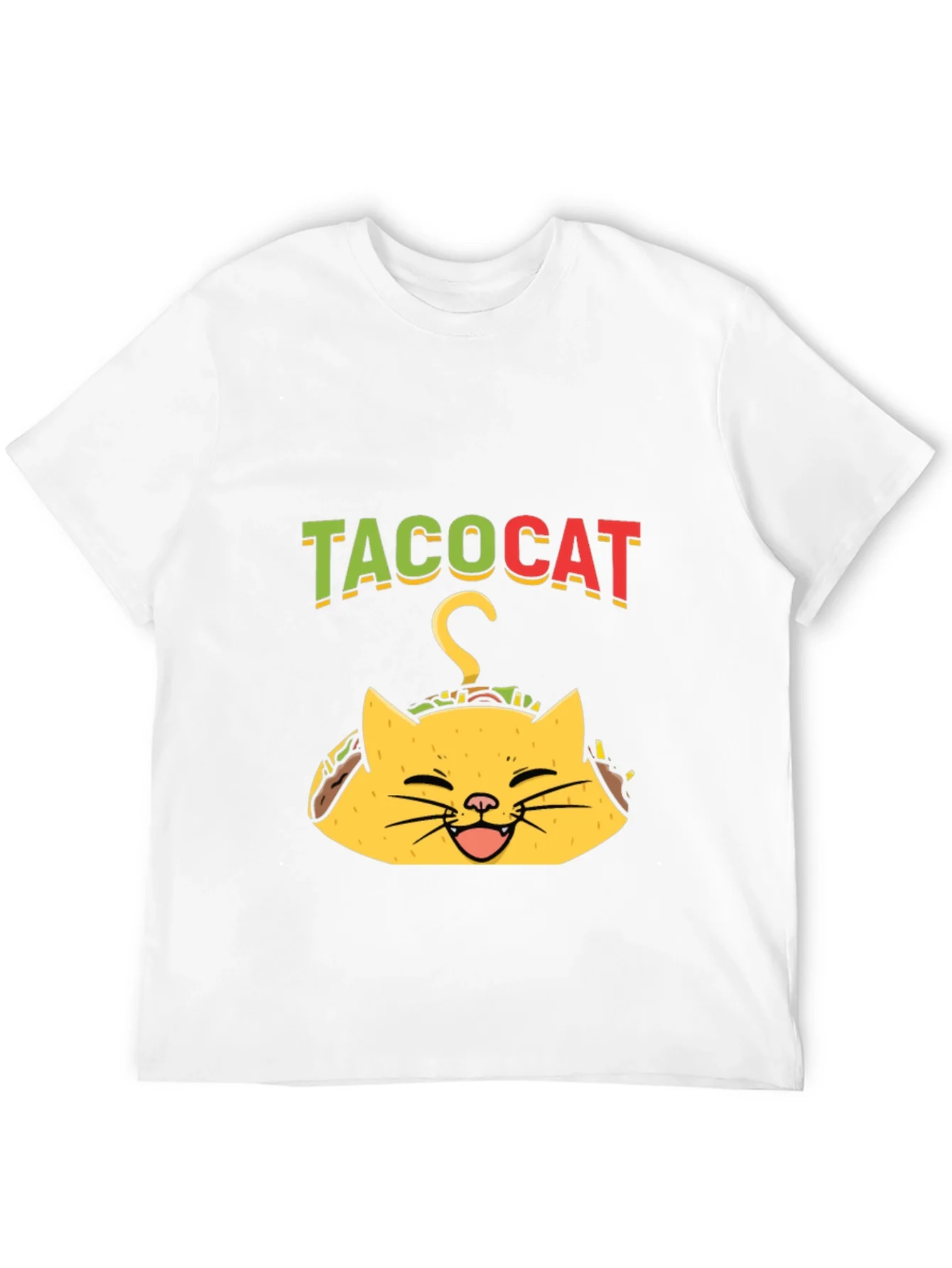 Rebbecca Taco Cat Graphic Tee - Funny Black T-Shirt