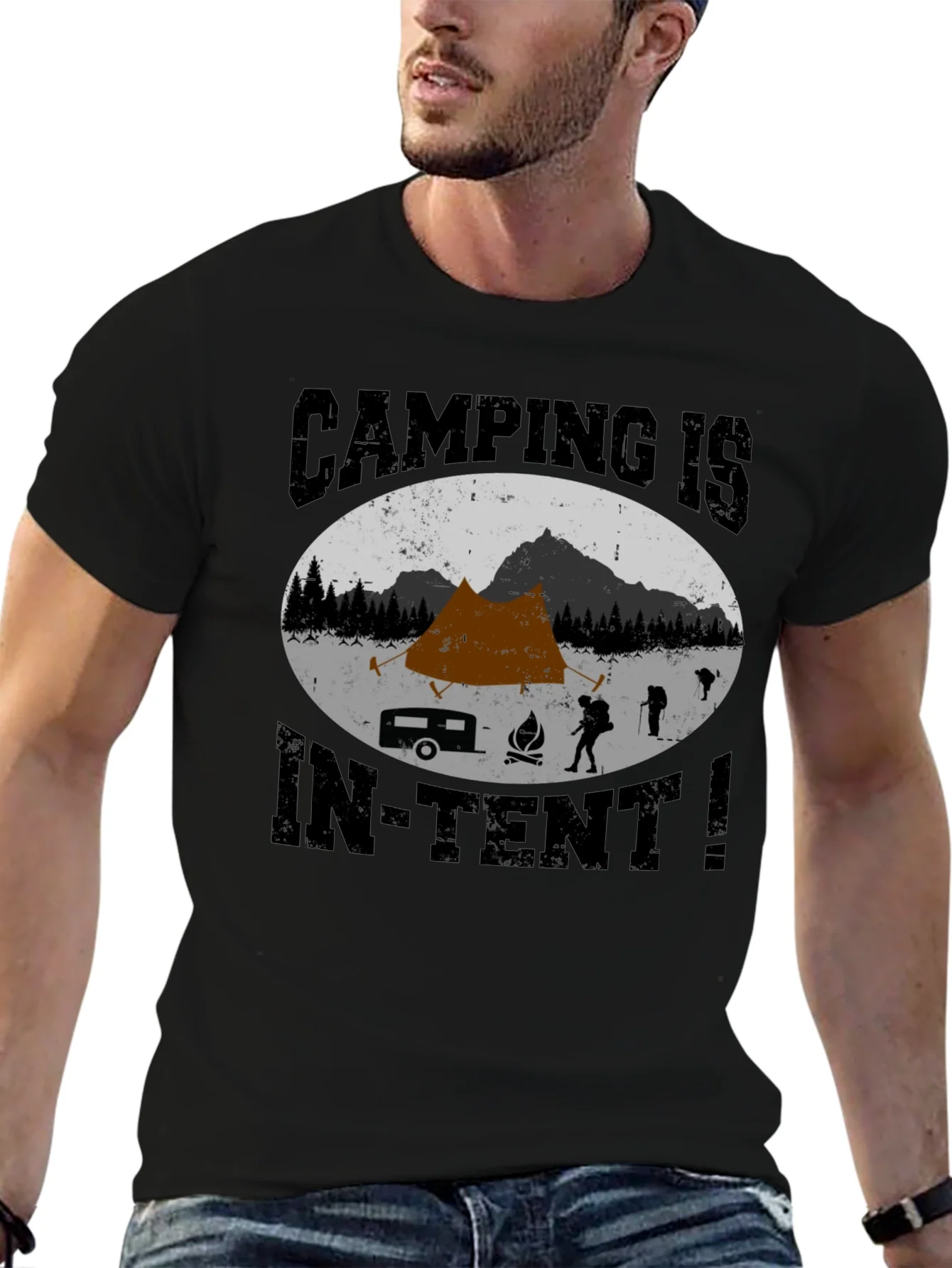 Rebbecca Camping Is In-Tent T-Shirt - Adventure Tee