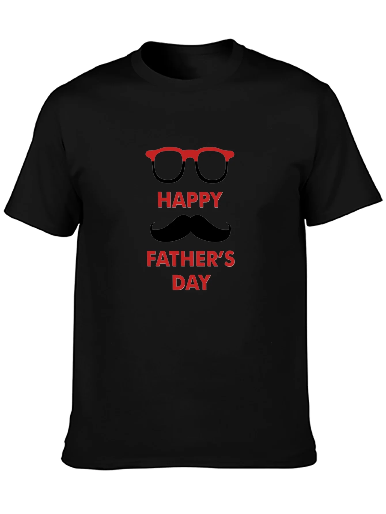 Camiseta Negra Feliz D¨ªa del Padre