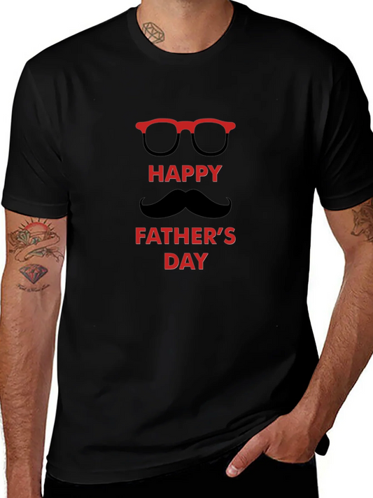 Camiseta Negra Feliz D¨ªa del Padre