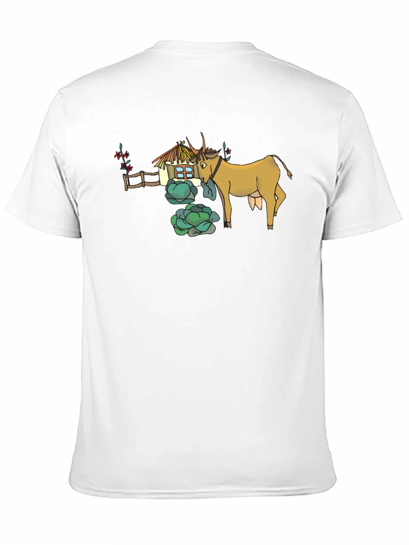 Rebbecca Quirky Cow & Farmhouse Graphic Tee - Black