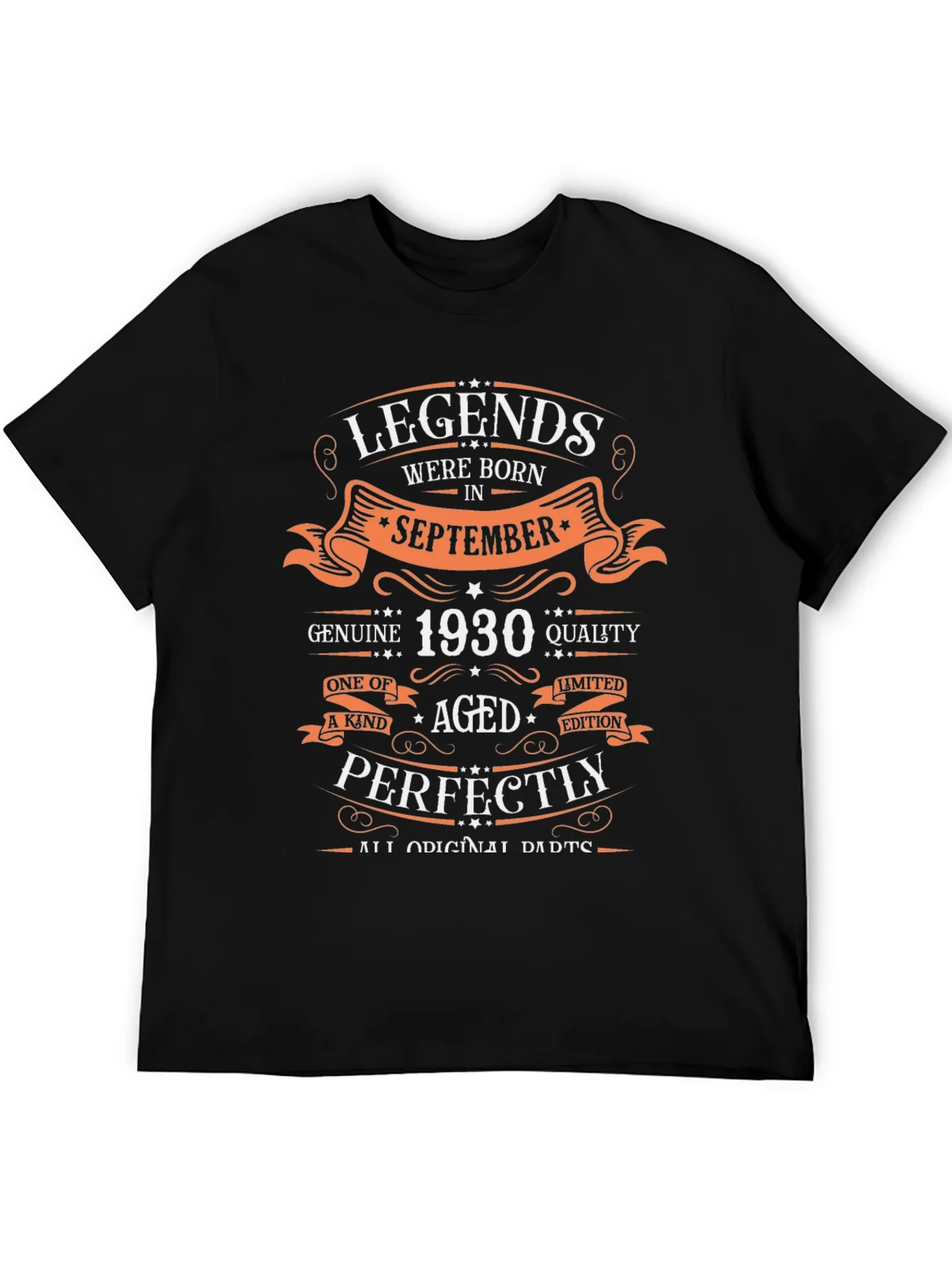 Camiseta Leyendas Nacidas en Septiembre 1930