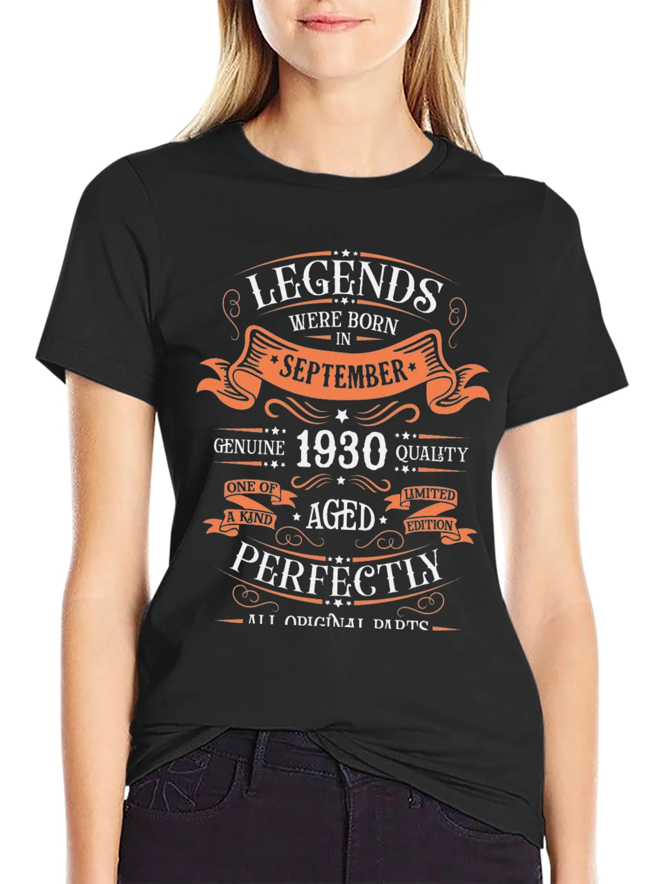 Camiseta Leyendas Nacidas en Septiembre 1930