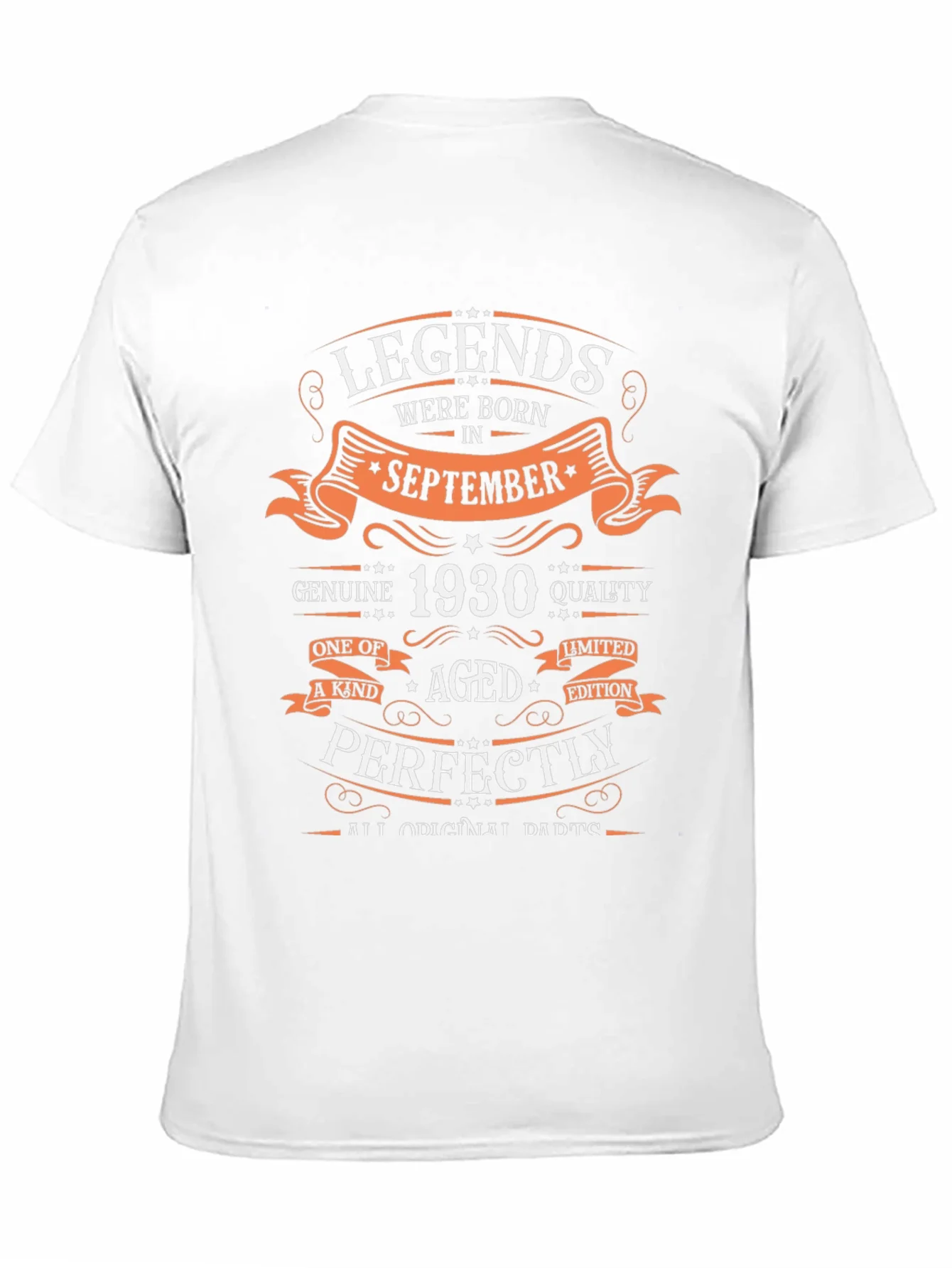 Camiseta Leyendas Nacidas en Septiembre 1930