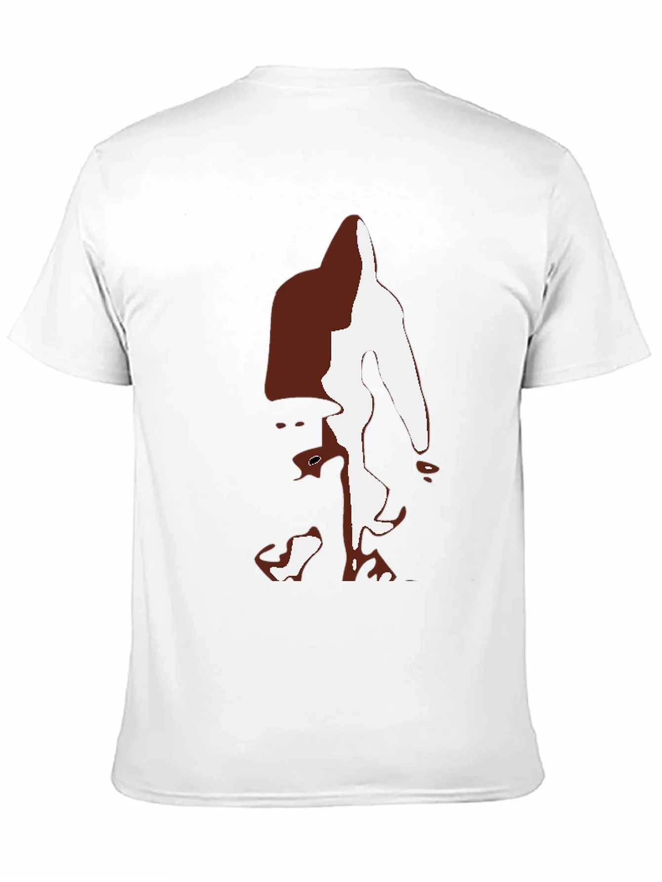 Camiseta Hombre Negra con Dise?o Abstracto Bigfoot