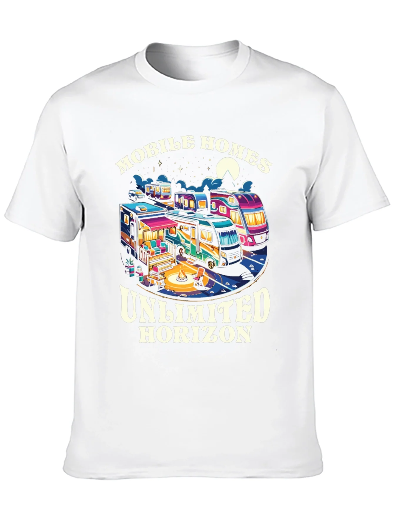 Camiseta Negra Mobile Homes Unlimited Horizon