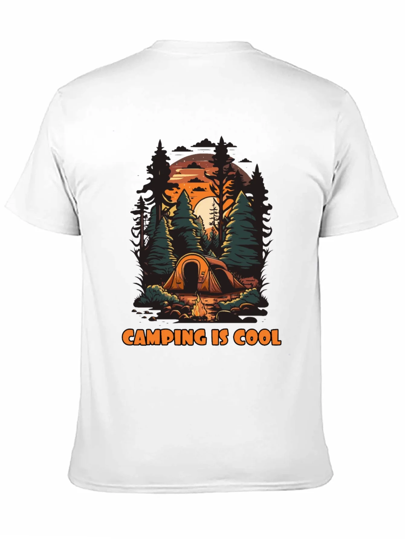 Rebbecca Camping Is Cool Graphic T-Shirt