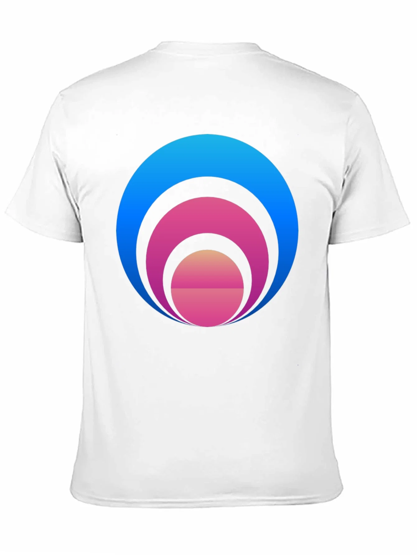 Rebbecca Gradient Circle Graphic T-Shirt - Stylish Casual Tee