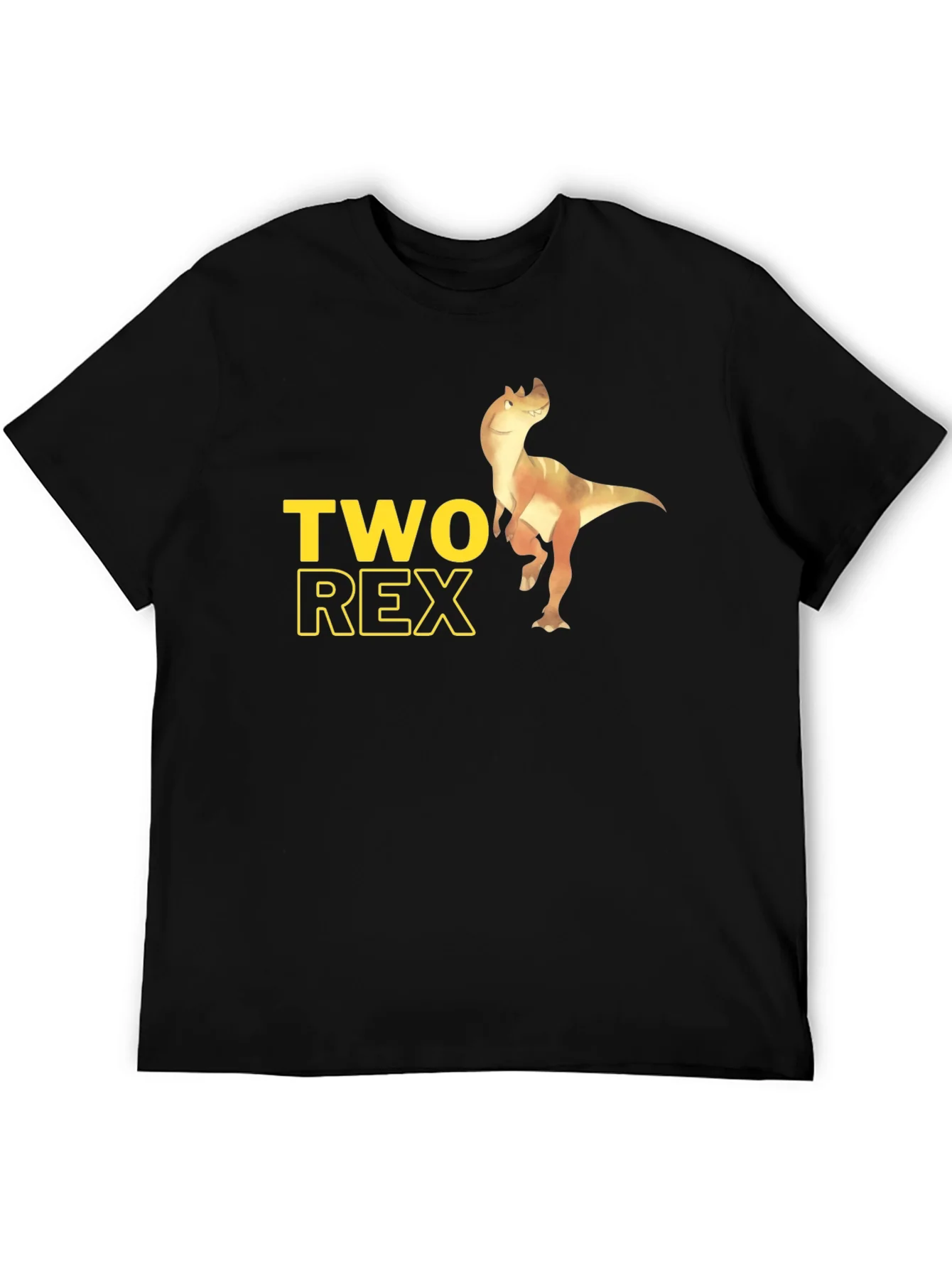 Camiseta Negra Two Rex para Hombre