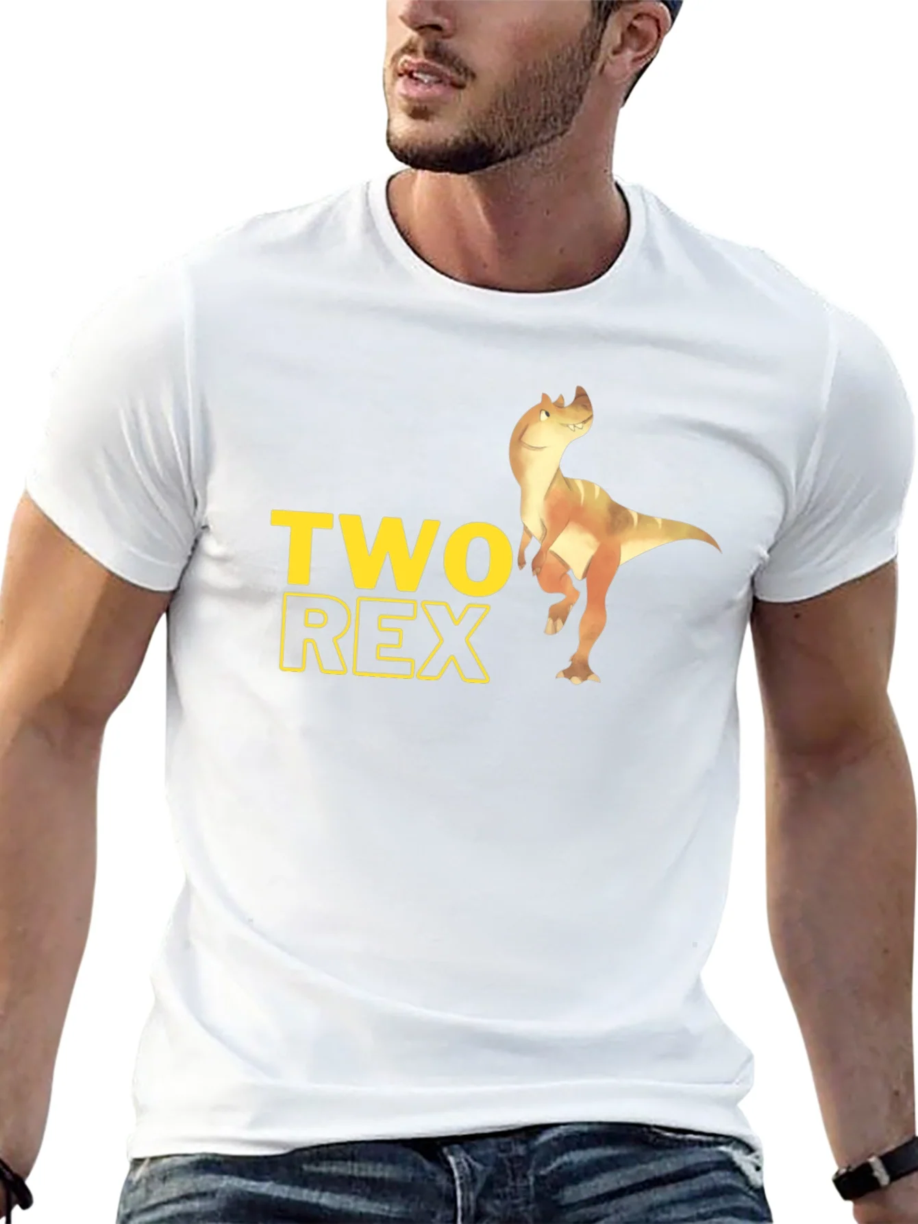 Camiseta Negra Two Rex para Hombre