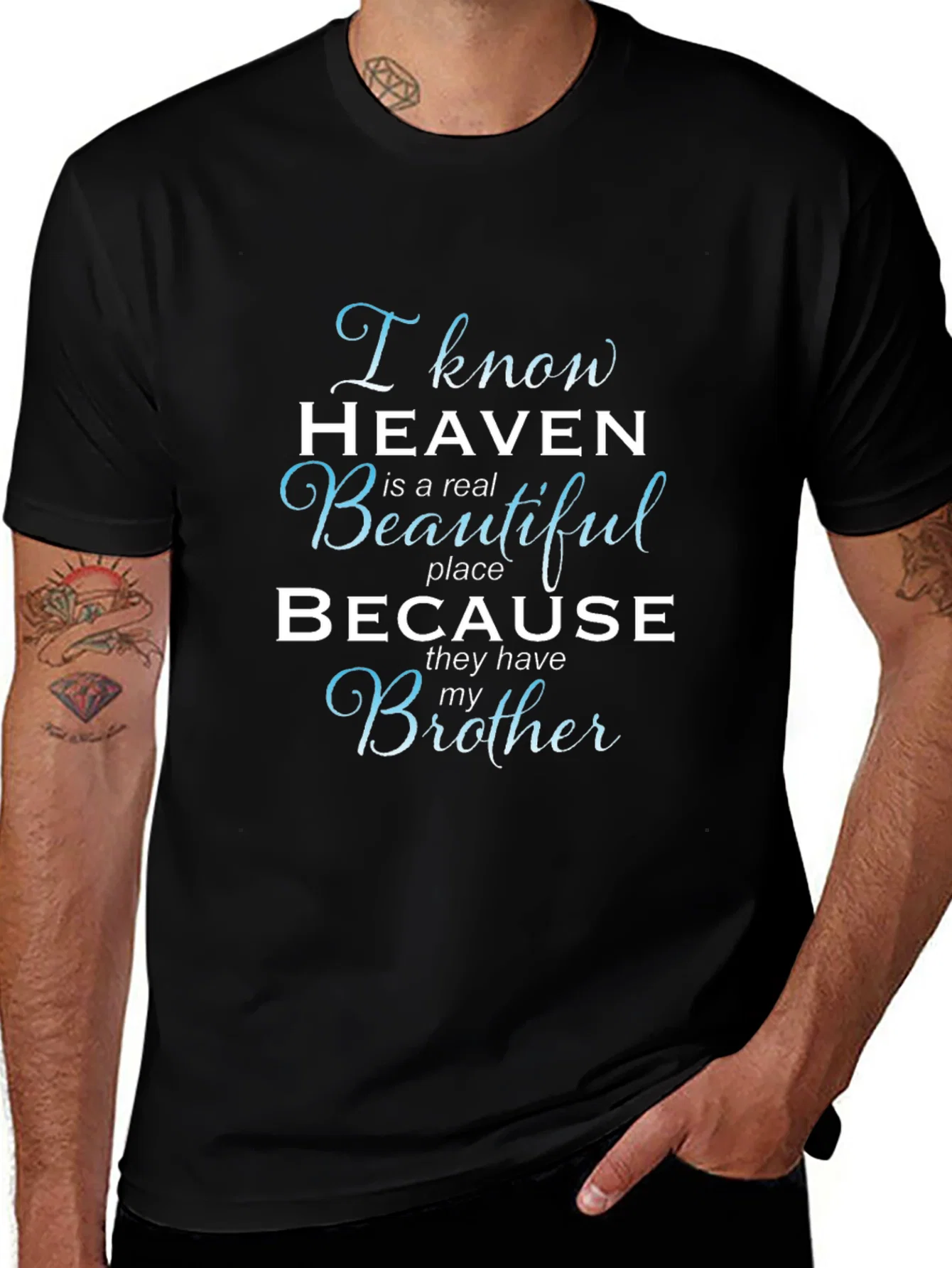 Rebbecca Brother in Heaven Memorial T-Shirt
