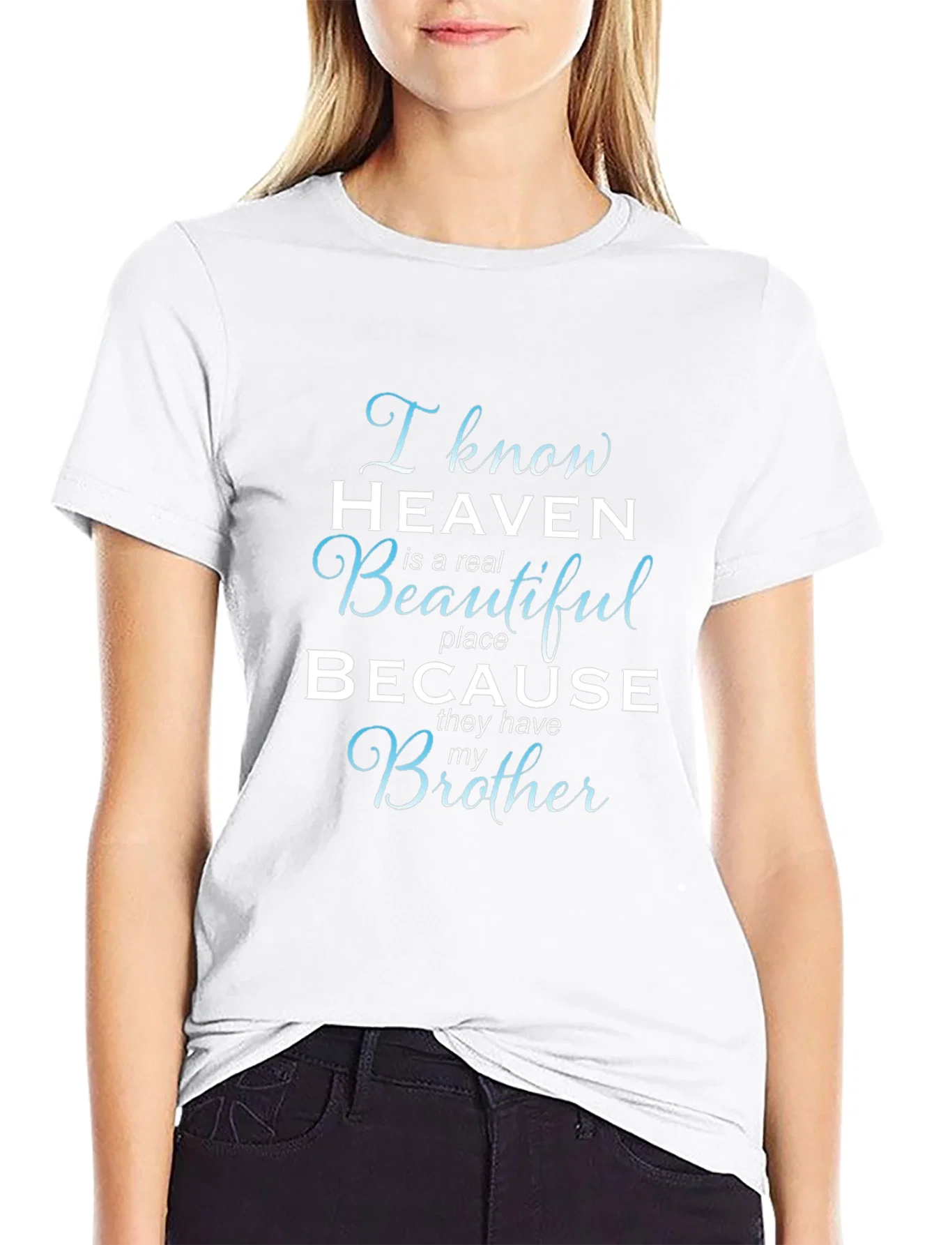 Rebbecca Brother in Heaven Memorial T-Shirt