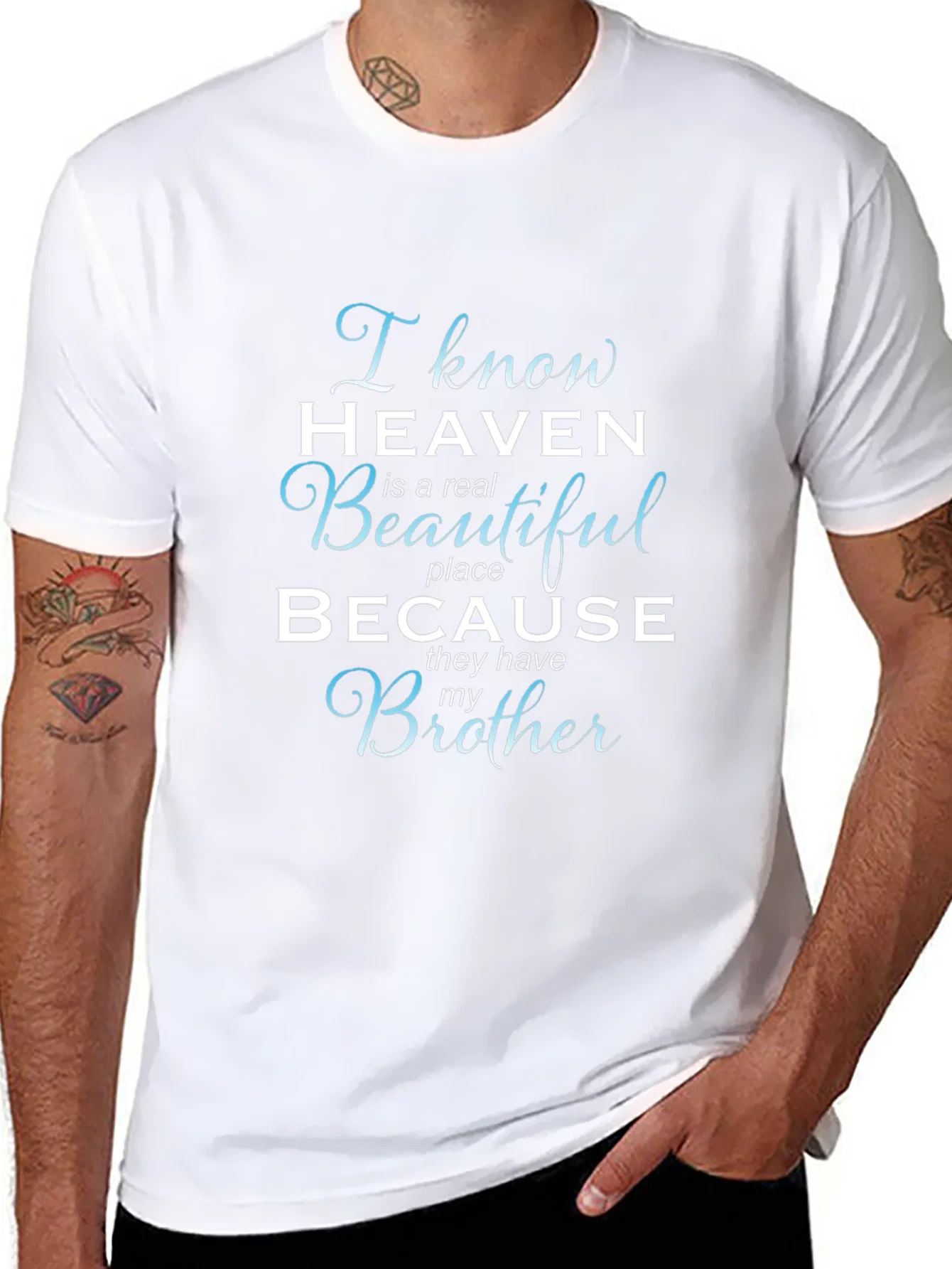 Rebbecca Brother in Heaven Memorial T-Shirt