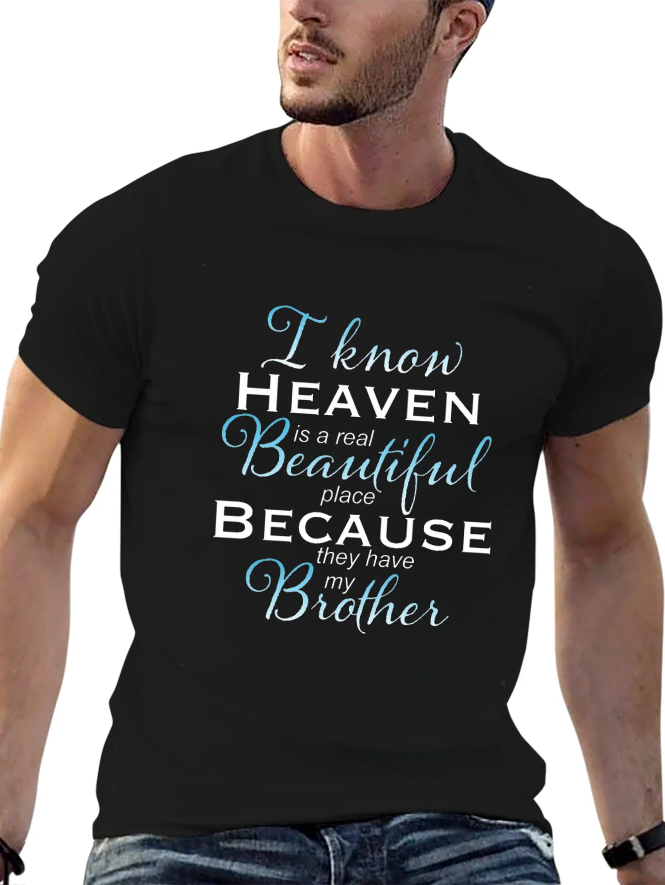 Rebbecca Brother in Heaven Memorial T-Shirt