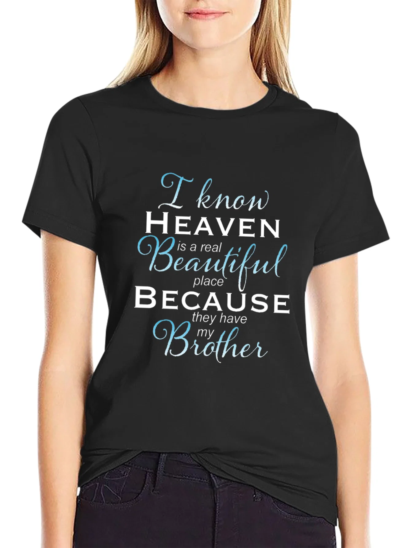 Rebbecca Brother in Heaven Memorial T-Shirt