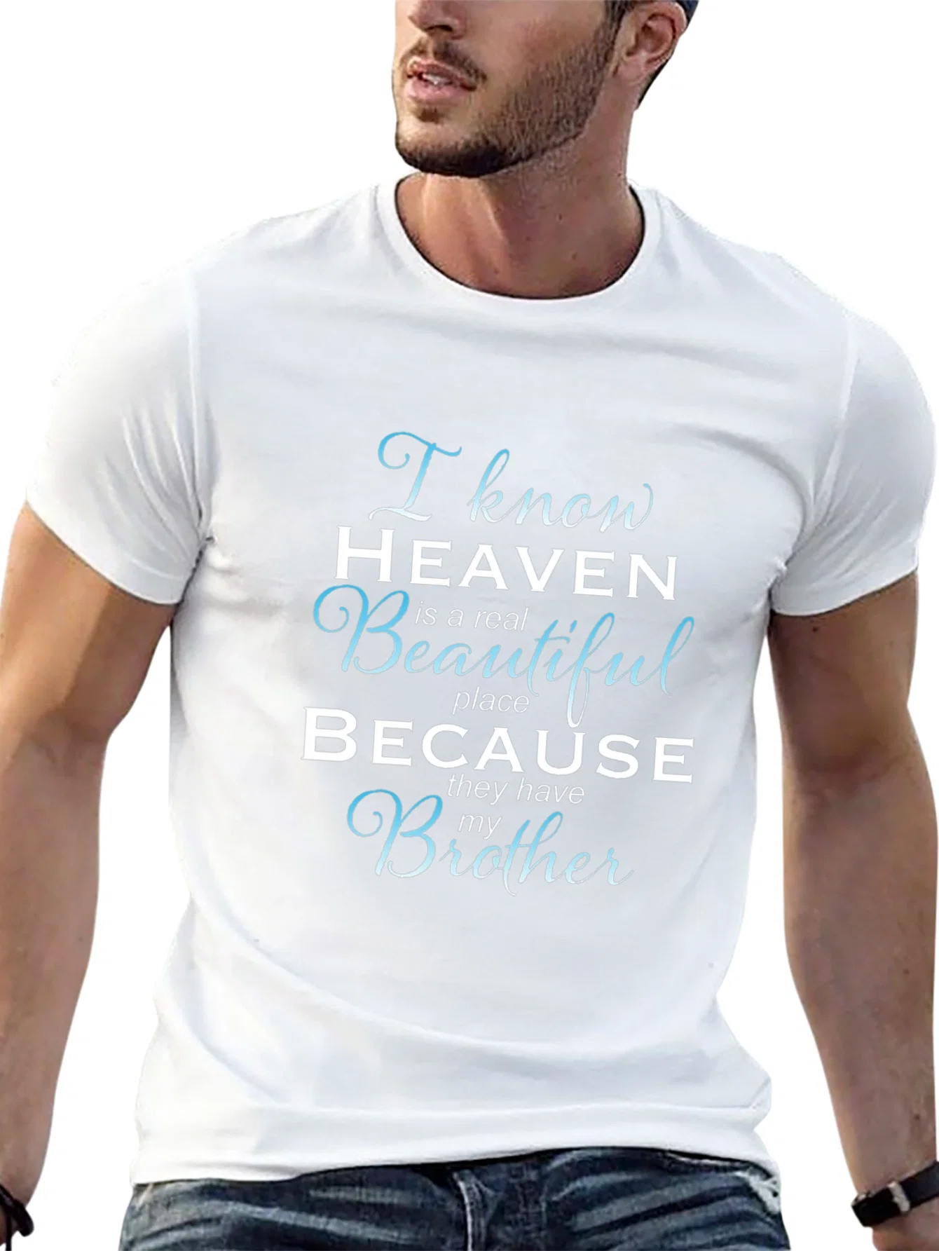 Rebbecca Brother in Heaven Memorial T-Shirt