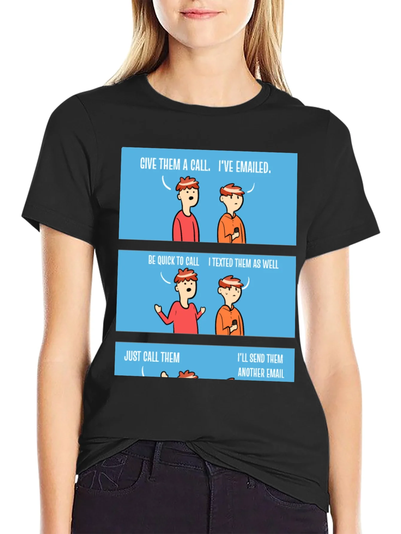 Camiseta Negra Humor Comunicaci¨®n