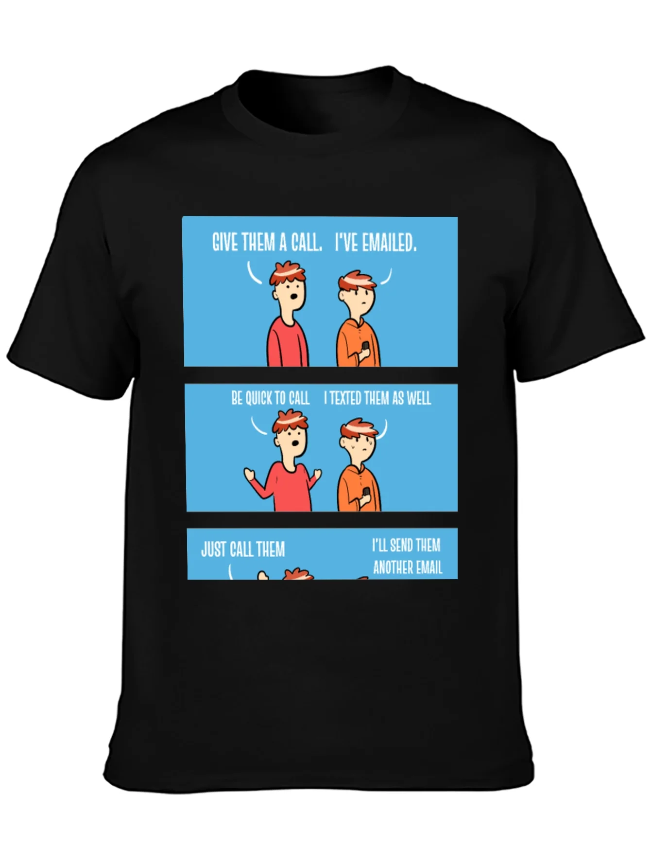 Camiseta Negra Humor Comunicaci¨®n