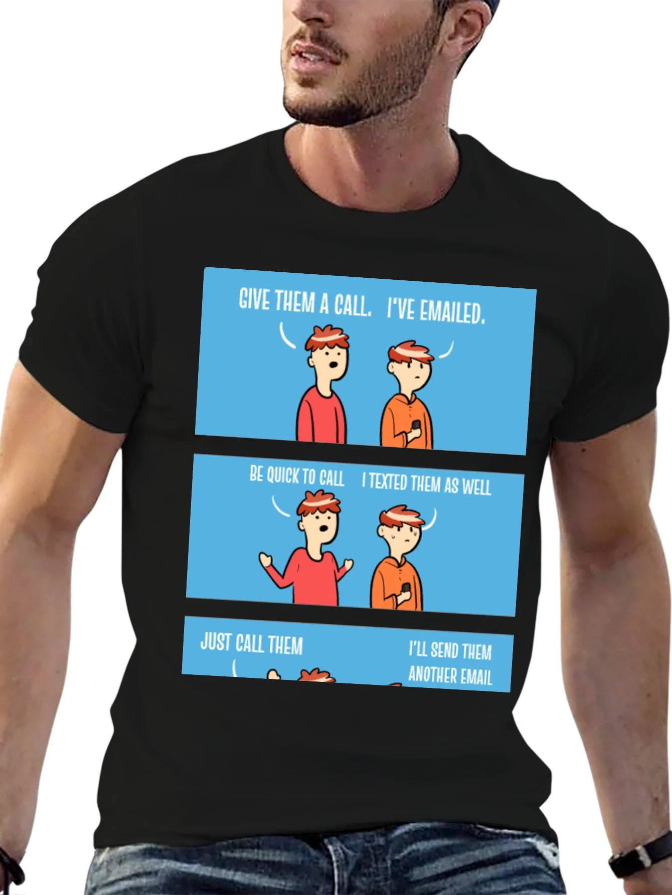 Camiseta Negra Humor Comunicaci¨®n