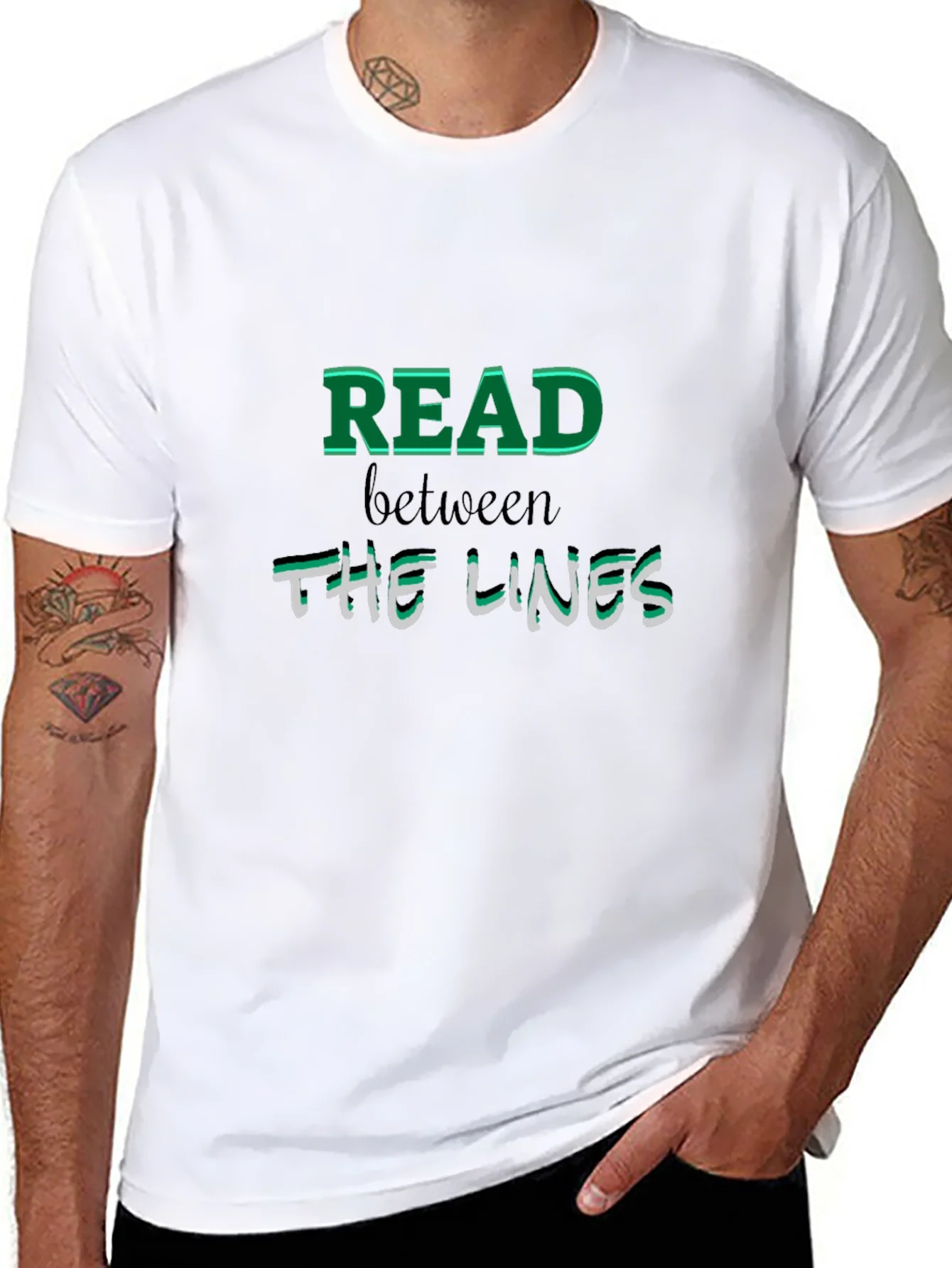 Rebbecca Read Between The Lines Graphic Tee