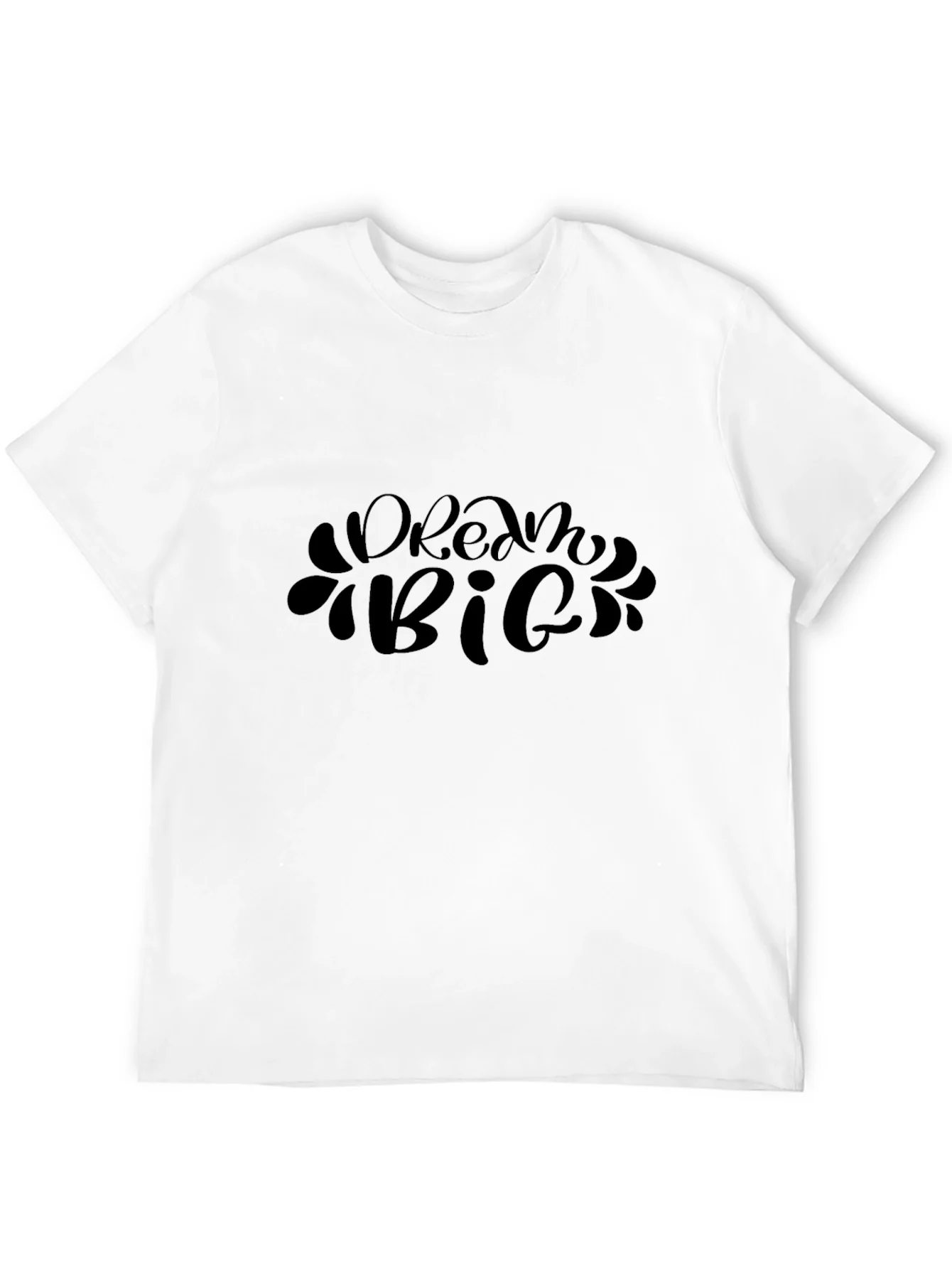 Rebbecca Dream Big Black Graphic Tee - Inspirational T-Shirt