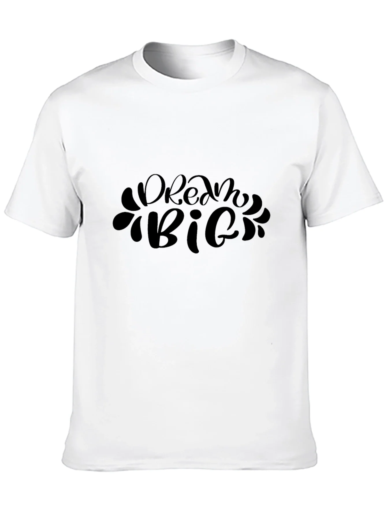Rebbecca Dream Big Black Graphic Tee - Inspirational T-Shirt
