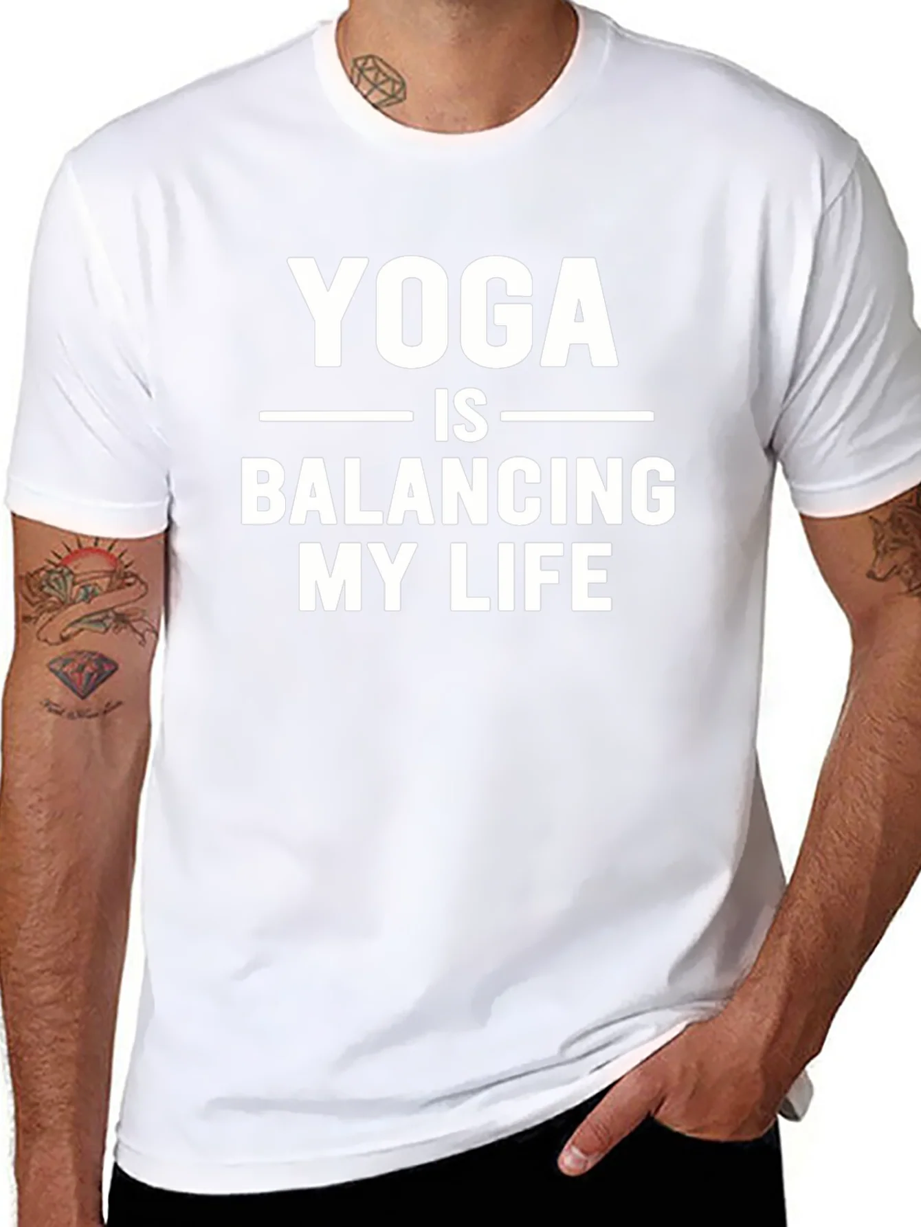 Camiseta Yoga Balancing My Life