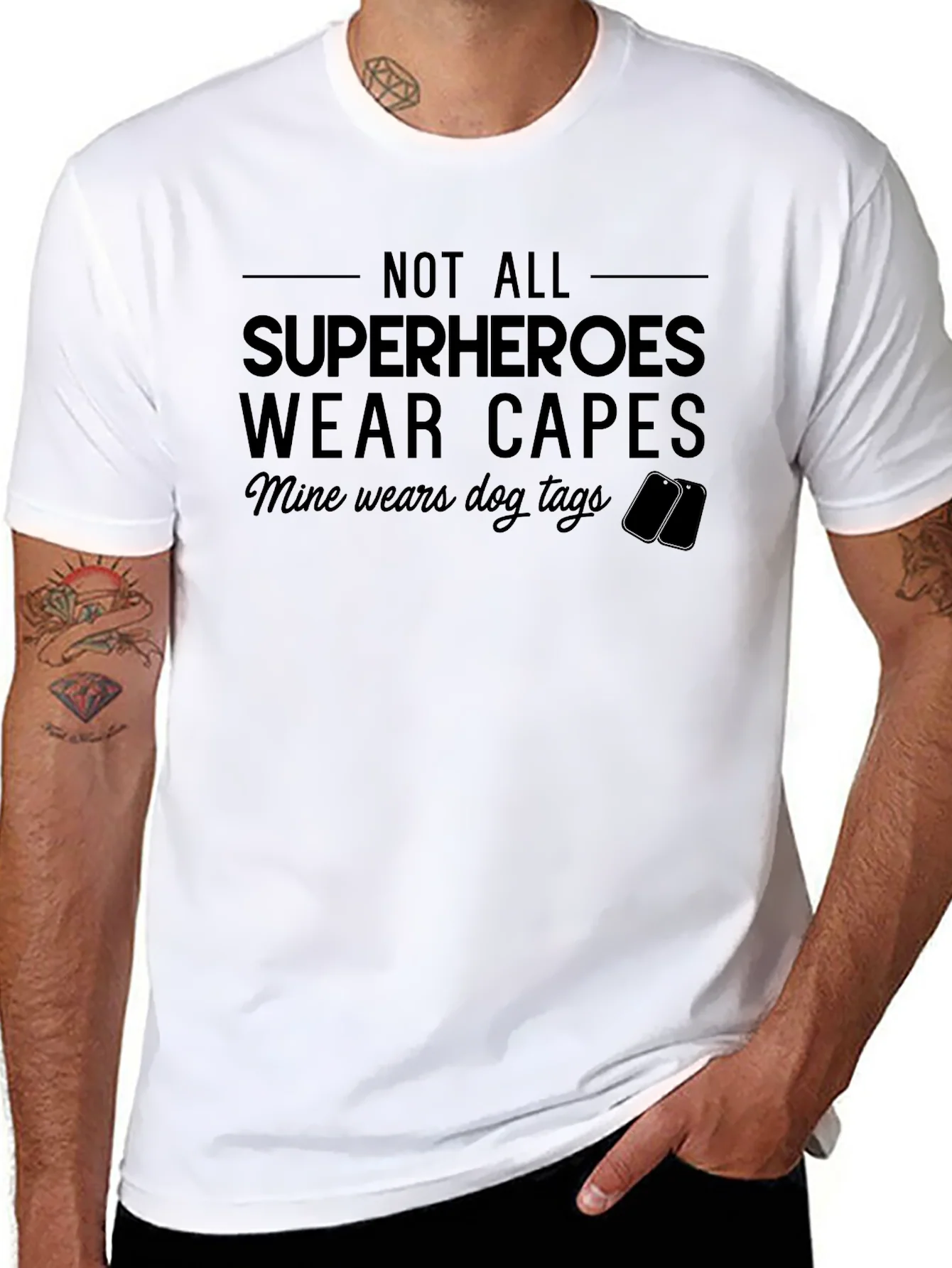 Camiseta H¨¦roe An¨®nimo - Lleva tu Orgullo Militar