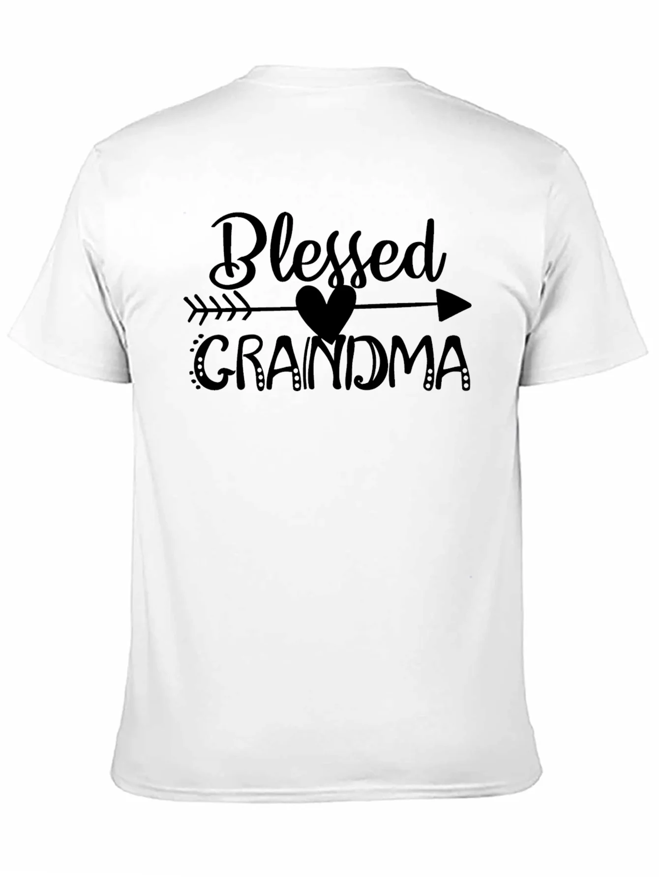 Rebbecca Blessed Grandma Graphic Tee - Unisex Black T-Shirt