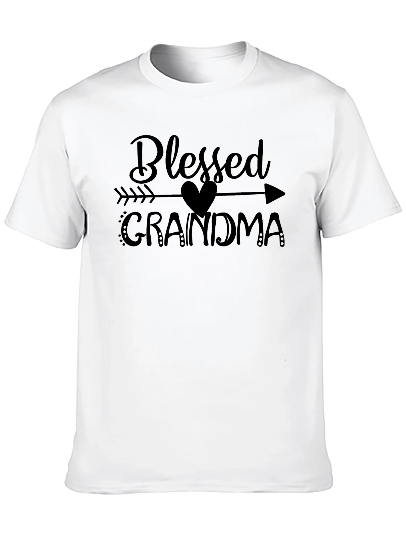 Rebbecca Blessed Grandma Graphic Tee - Unisex Black T-Shirt