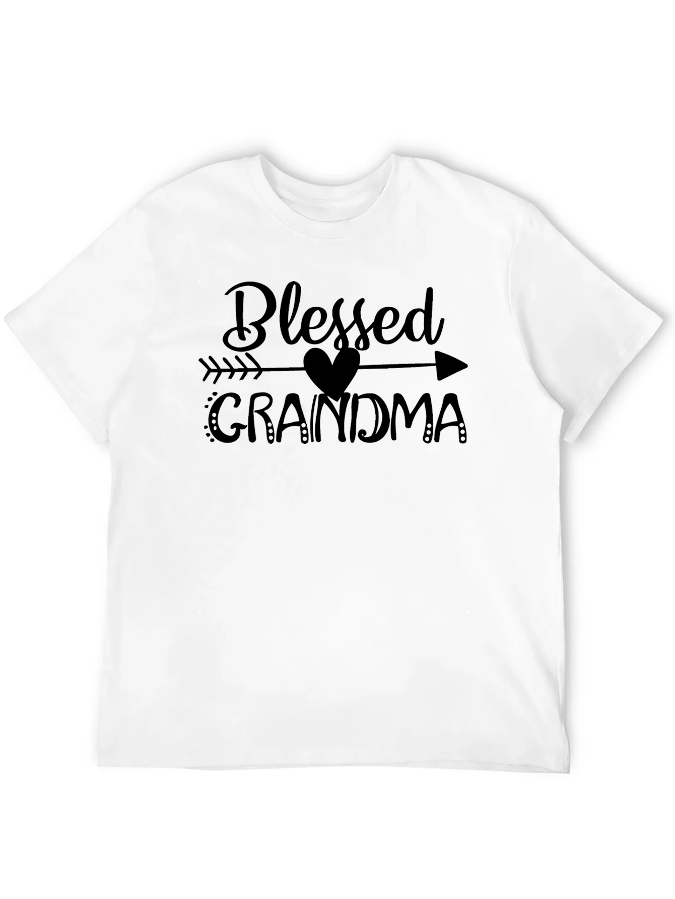 Rebbecca Blessed Grandma Graphic Tee - Unisex Black T-Shirt